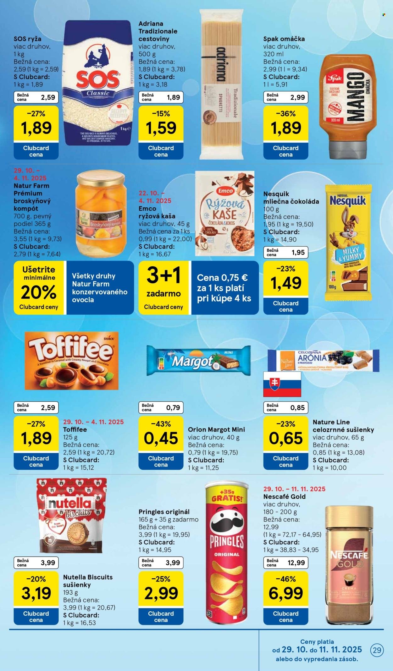 TESCO leták - Od stredy 29.10.2025 (2025-10-29 - 2025-11-04) | 29