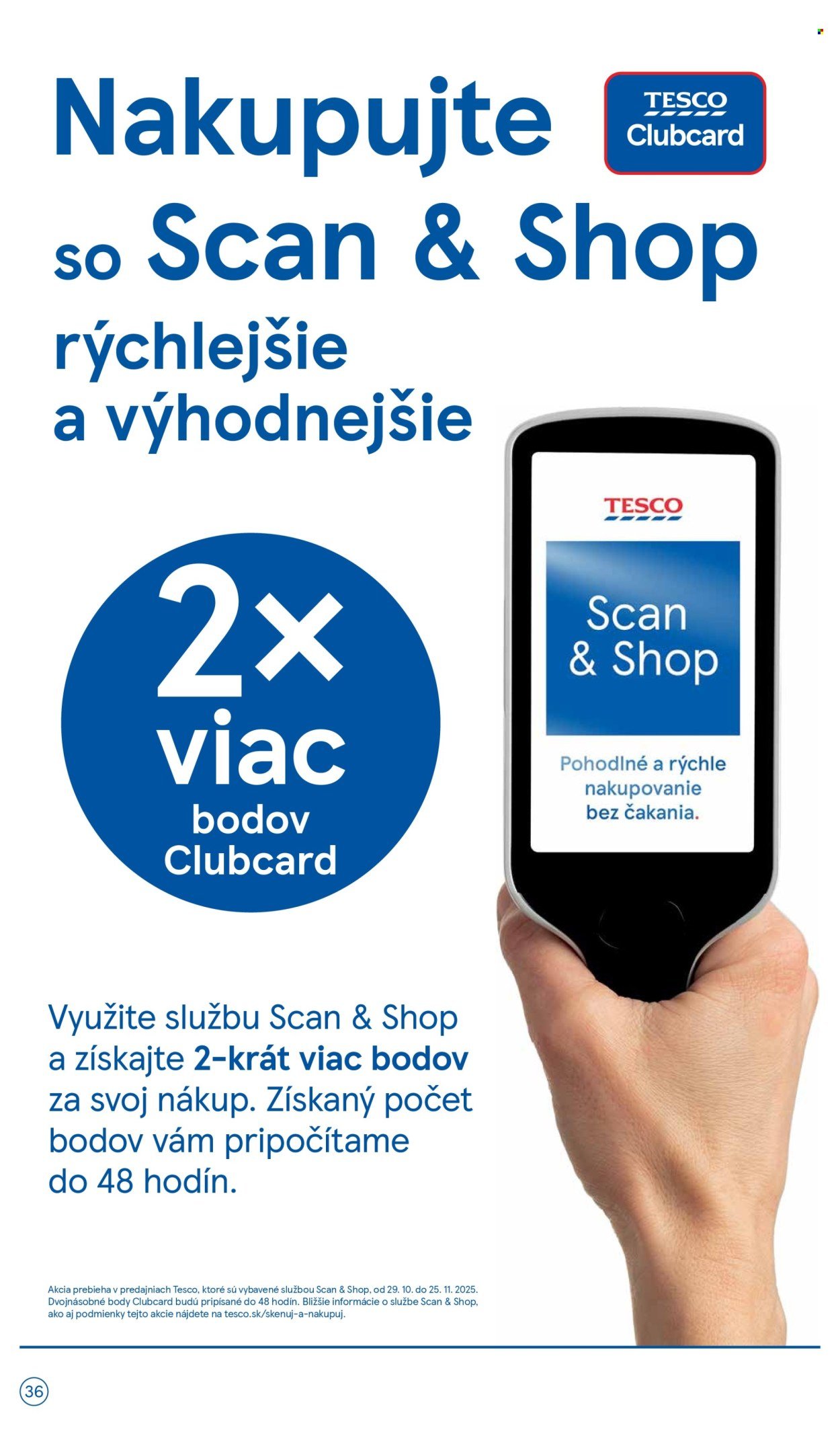 TESCO leták - Od stredy 29.10.2025 (2025-10-29 - 2025-11-04) | 36