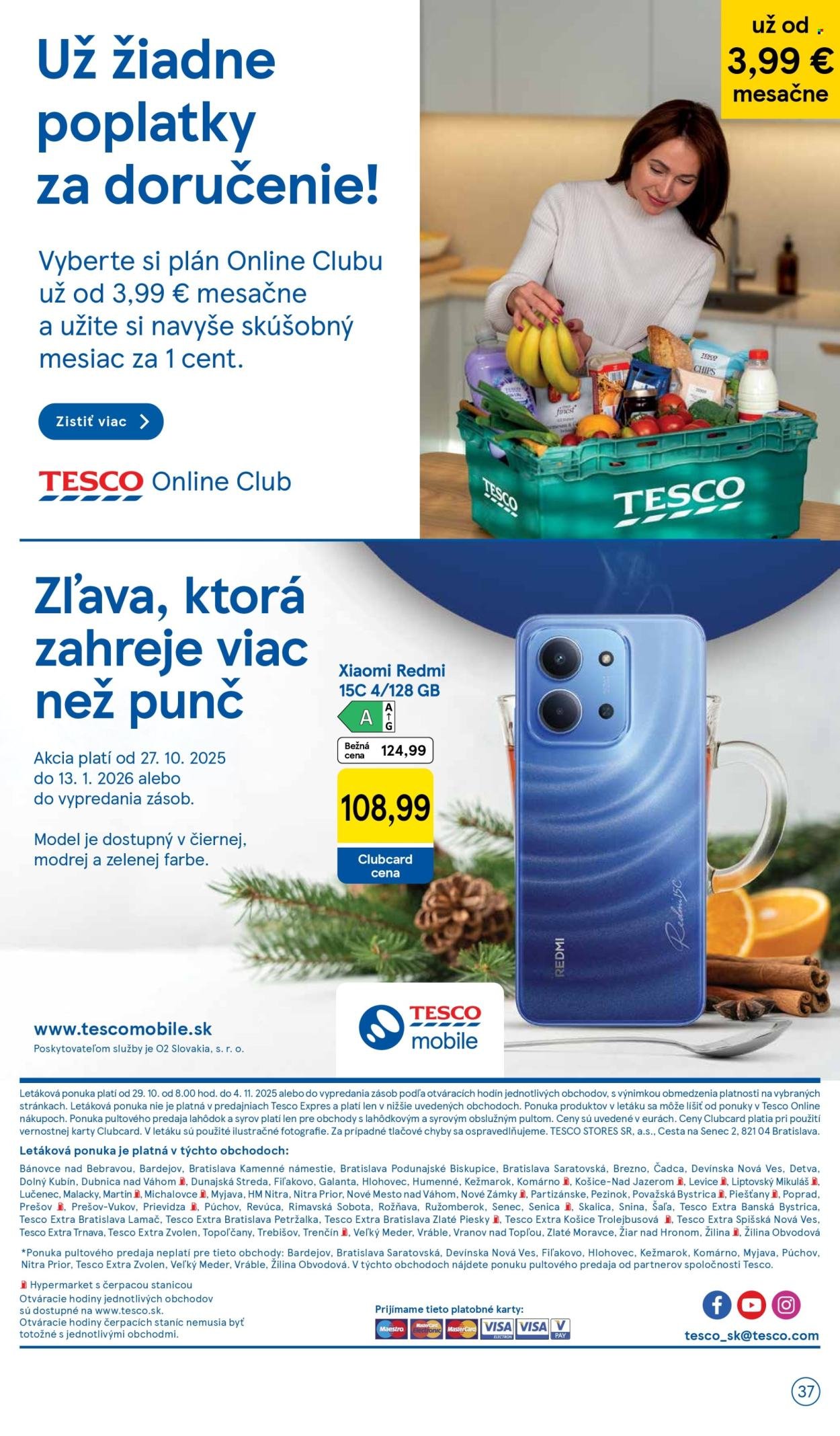 TESCO leták - Od stredy 29.10.2025 (2025-10-29 - 2025-11-04) | 37