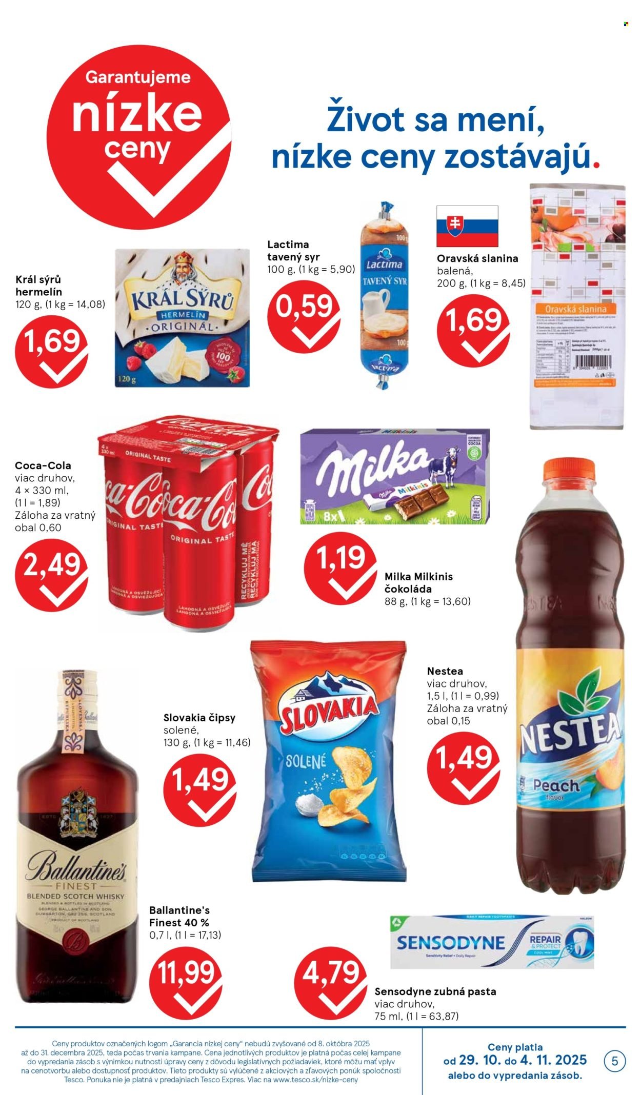 TESCO leták - Od stredy 29.10.2025 (2025-10-29 - 2025-11-04) | 5