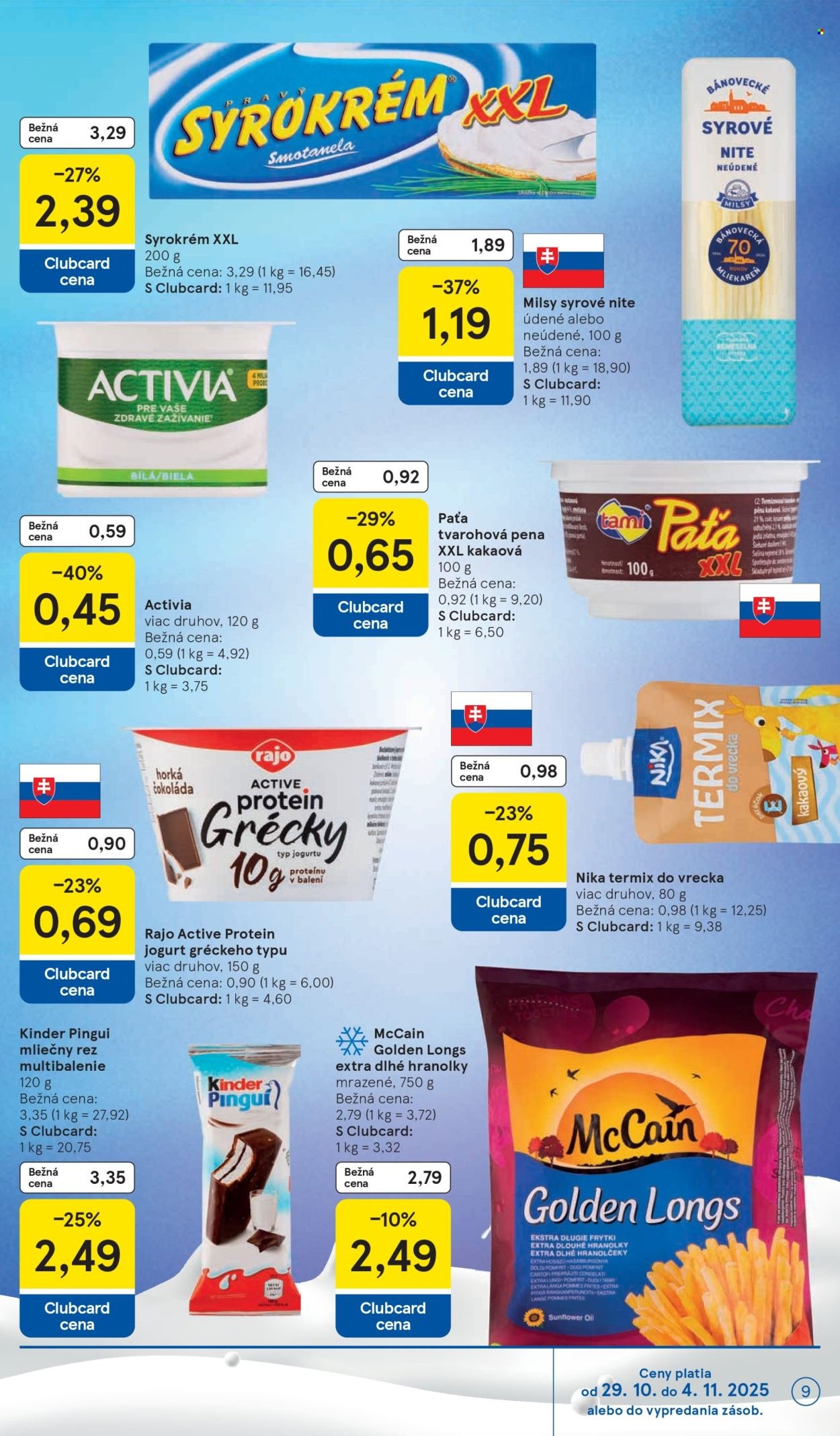 TESCO leták - Od stredy 29.10.2025 (2025-10-29 - 2025-11-04) | 9