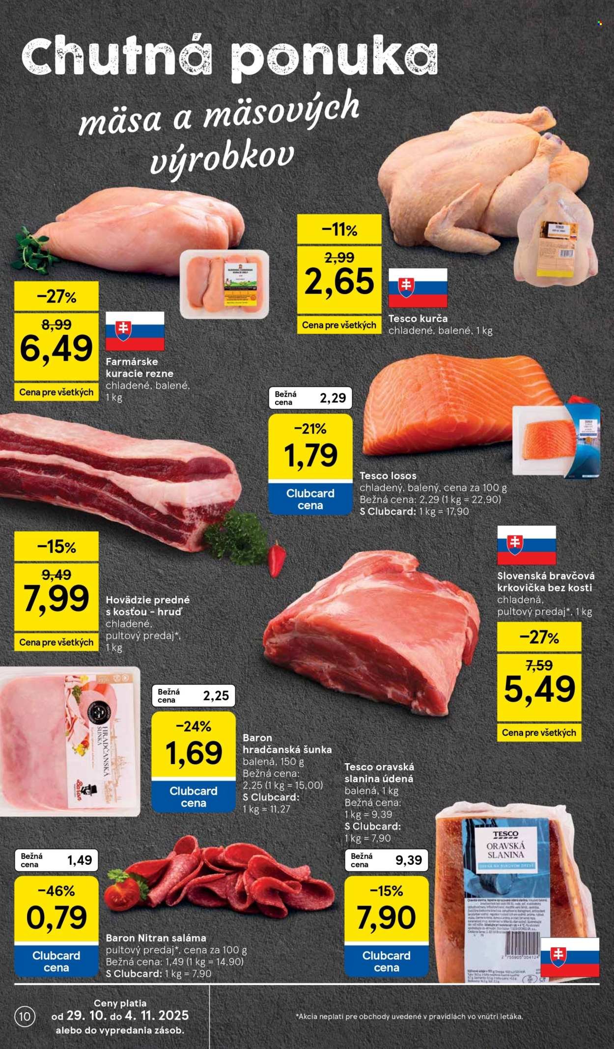 TESCO leták - Od stredy 29.10.2025 (2025-10-29 - 2025-11-04) | 10