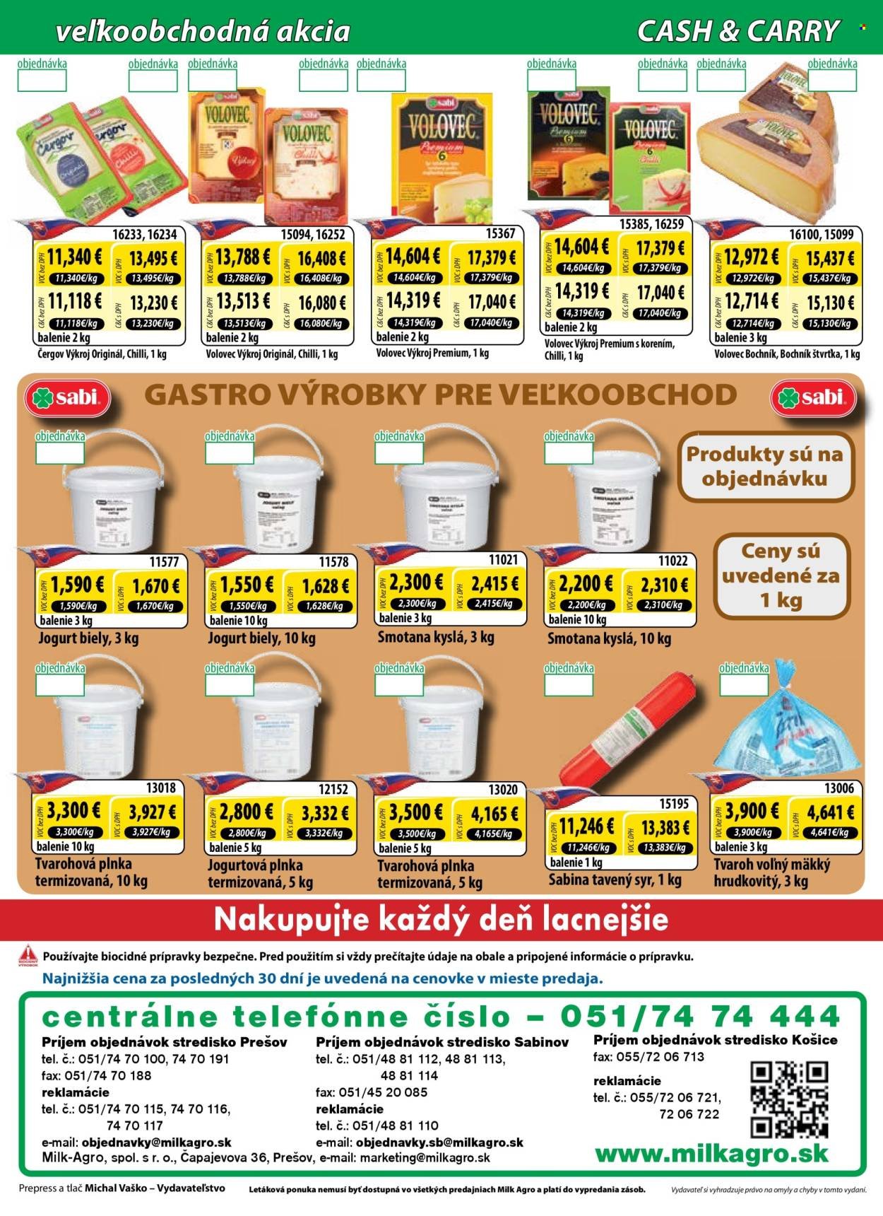 MILK AGRO leták - Cash & Carry (2026-04-01 - 2026-04-14) | 8