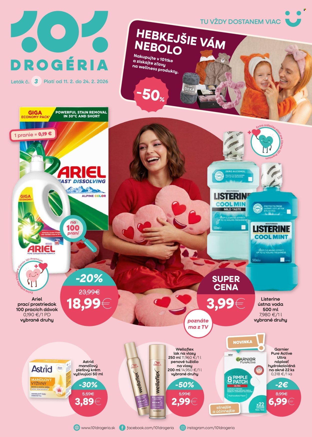 101 DROGERIE leták - Od stredy 11.2.2026 (2026-02-11 - 2026-02-24) | 1