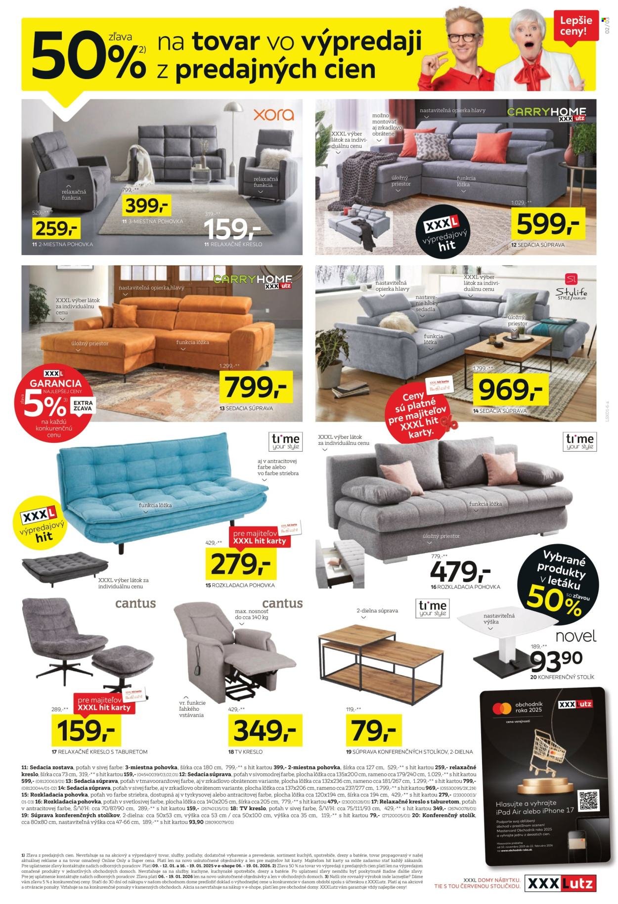 XXXLUTZ leták - XXXL výpredaj pokračuje (2026-01-05 - 2026-01-18) | 3