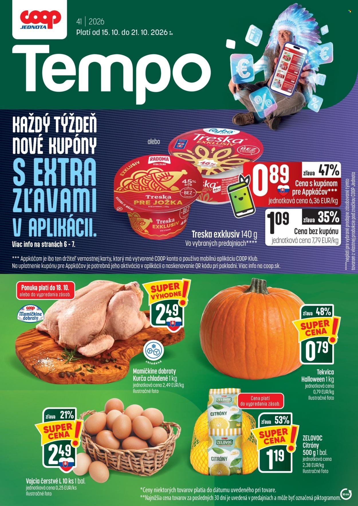 COOP JEDNOTA leták - Od štvrtka 15.10.2026