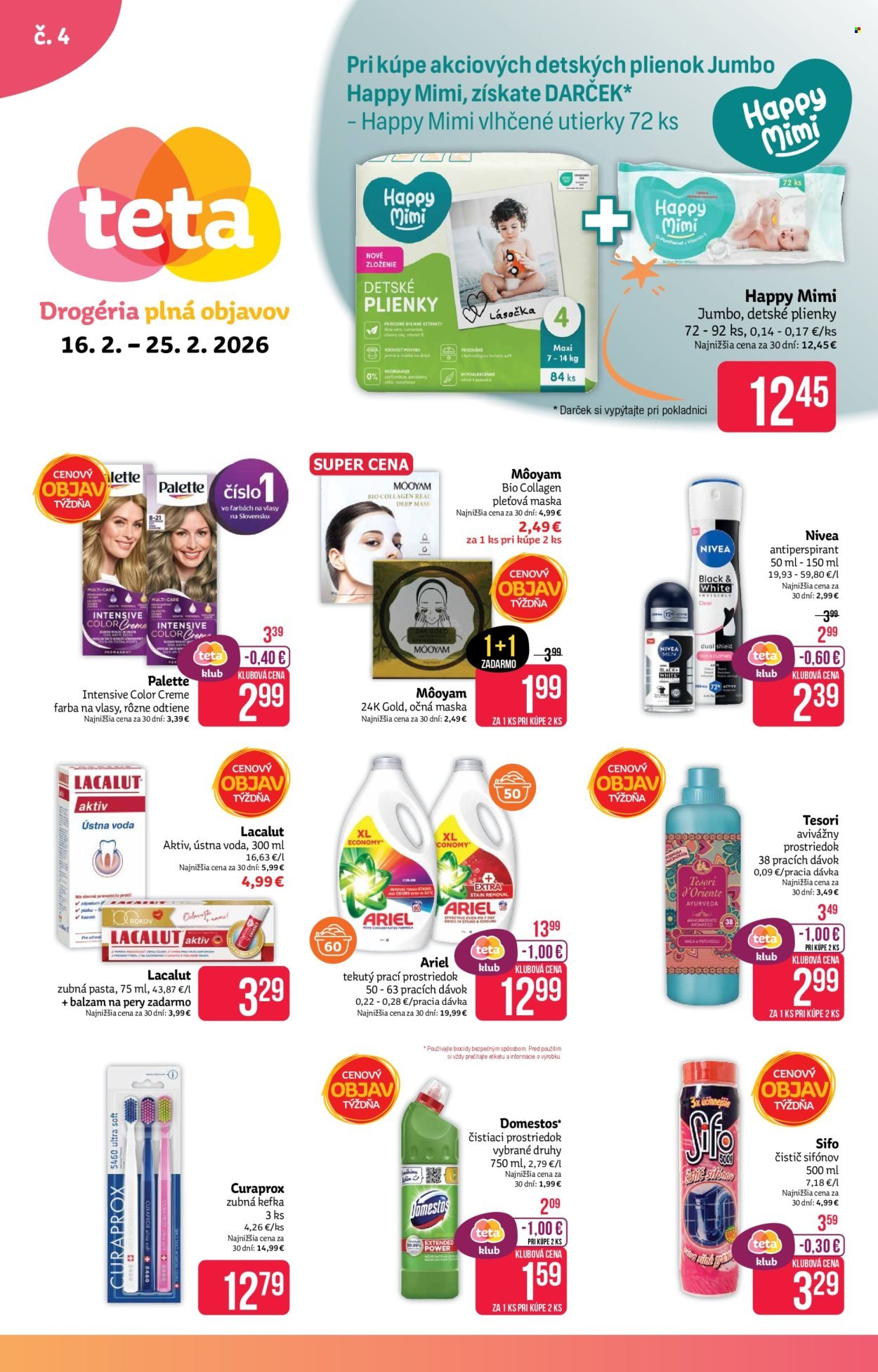 TETA DROGERIE leták - Od pondelka 16.2.2026 (2026-02-16 - 2026-02-25) | 1