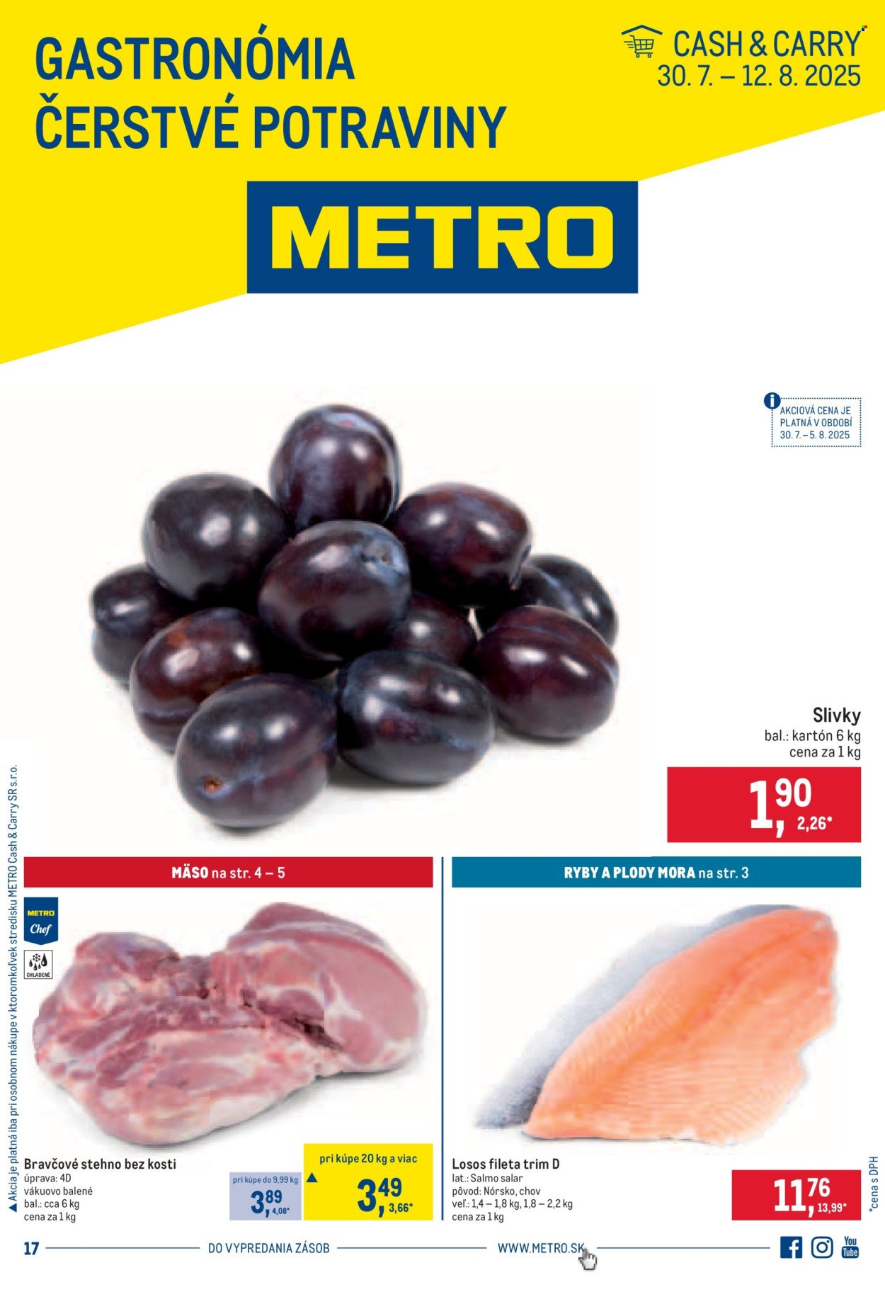 METRO leták - Gastronómia (2025-07-30 - 2025-08-12) | 1