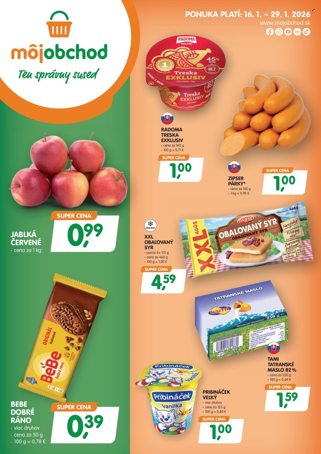 MÔJ OBCHOD leták - Od piatka 16.1.2026 (2026-01-16 - 2026-01-29) | 1