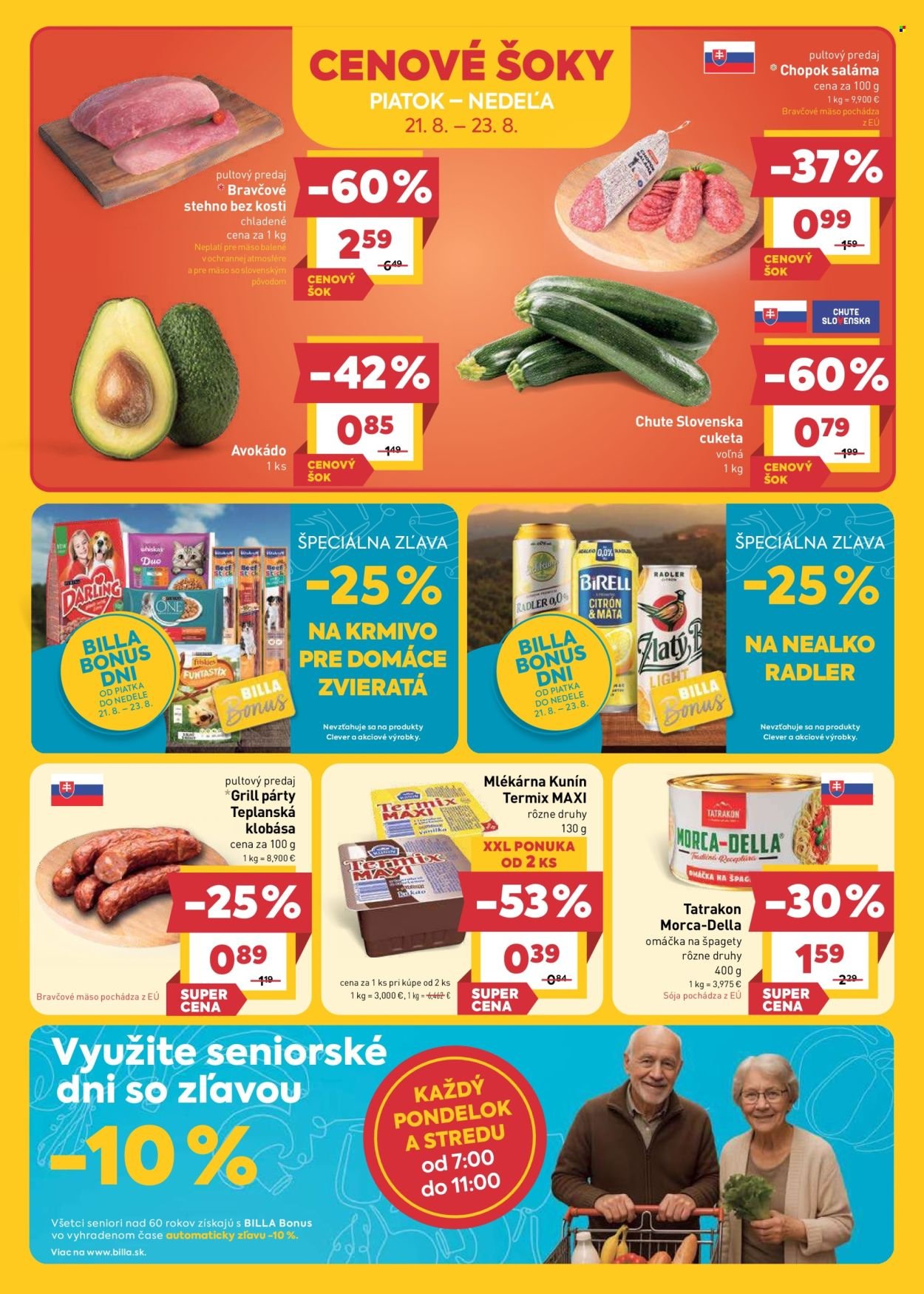 BILLA leták - Od stredy 19.8.2026