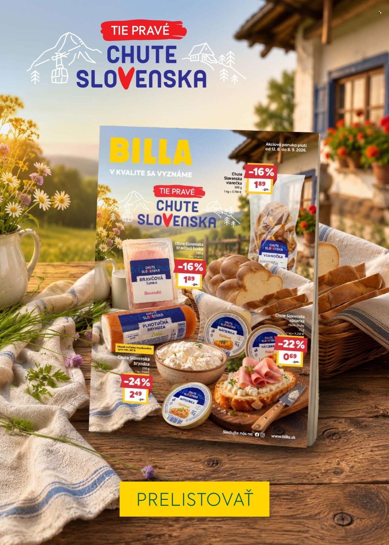 BILLA leták - Od stredy 19.8.2026