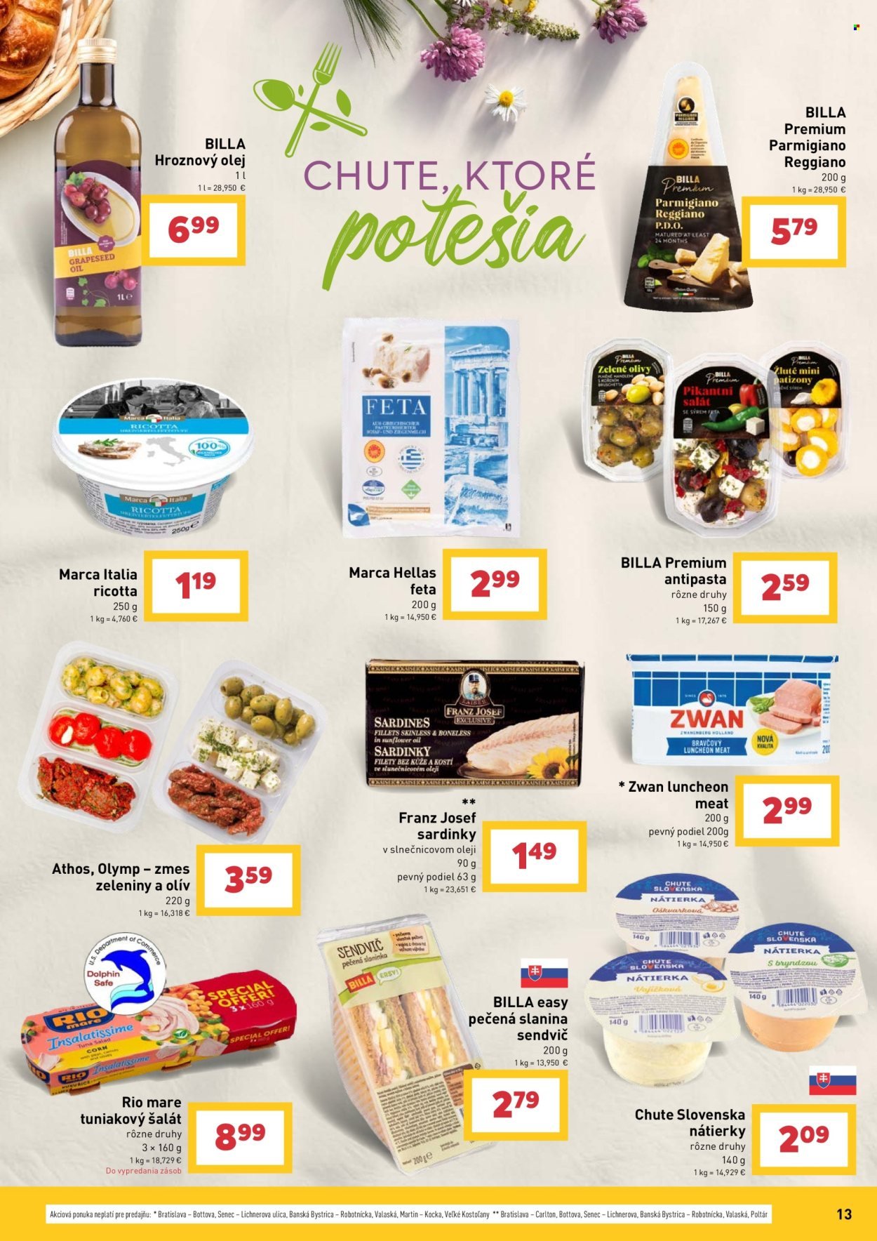 BILLA leták - Katalóg Letné dni