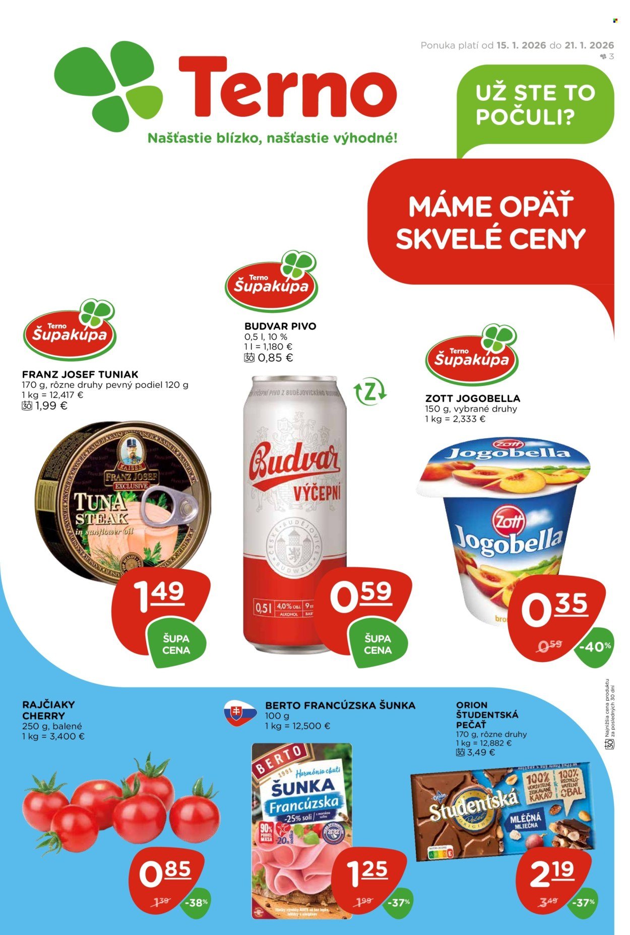 TERNO leták - Od štvrtka 15.1.2026 (2026-01-15 - 2026-01-21) | 1