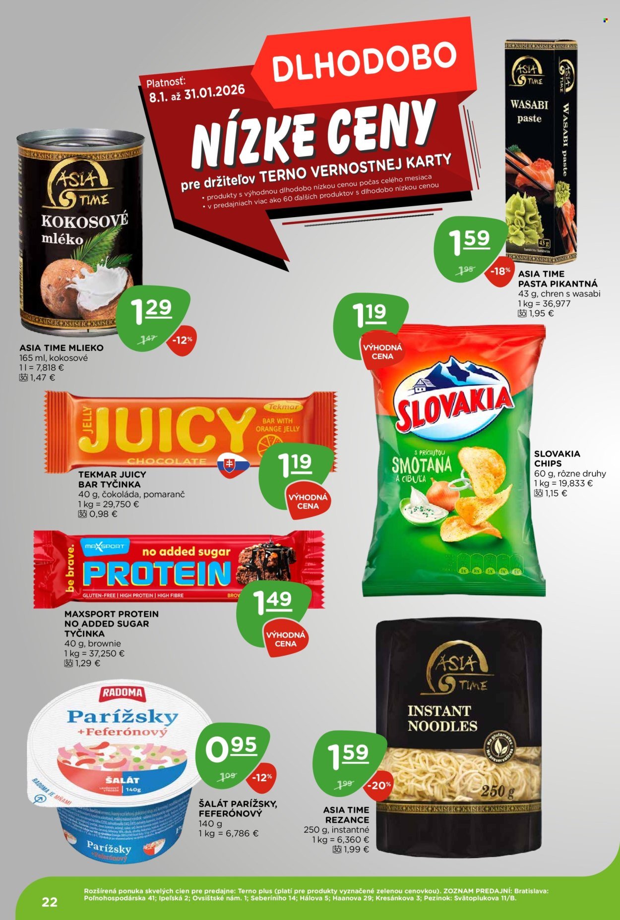 TERNO leták - Od štvrtka 15.1.2026 (2026-01-15 - 2026-01-21) | 22