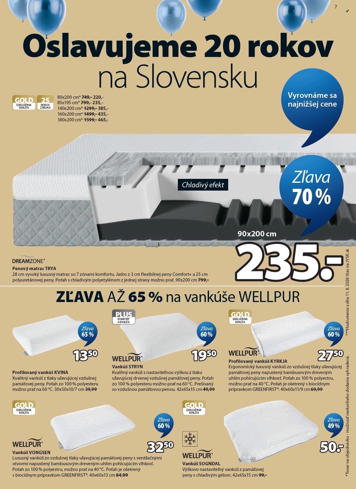 JYSK leták - Od stredy 7.10.2026