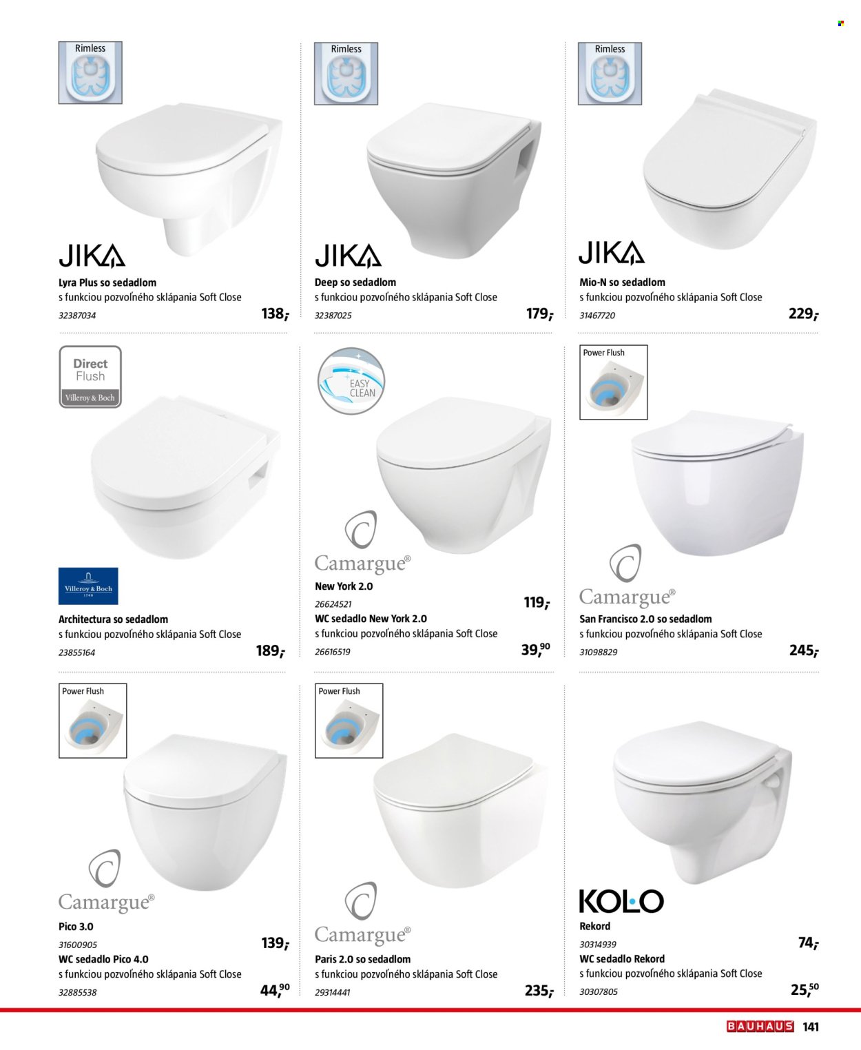 BAUHAUS leták - Sanita (2025-10-31 - 2026-03-31) | 141