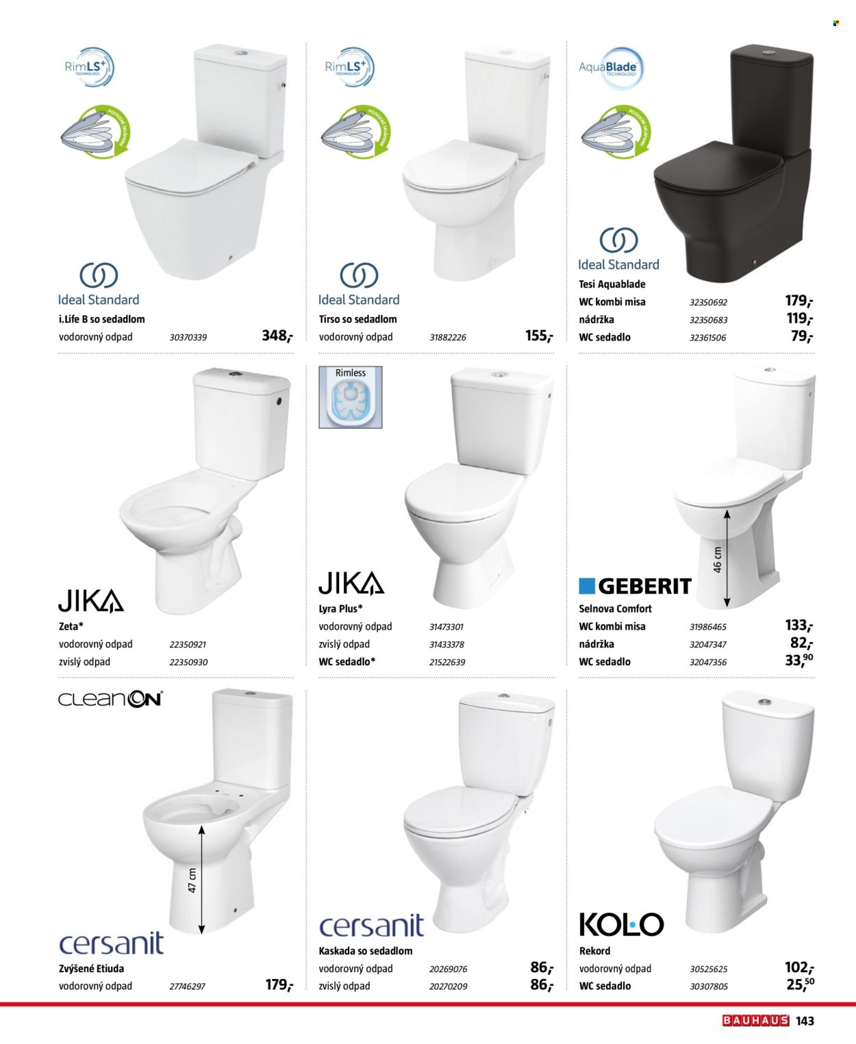 BAUHAUS leták - Sanita (2025-10-31 - 2026-03-31) | 143