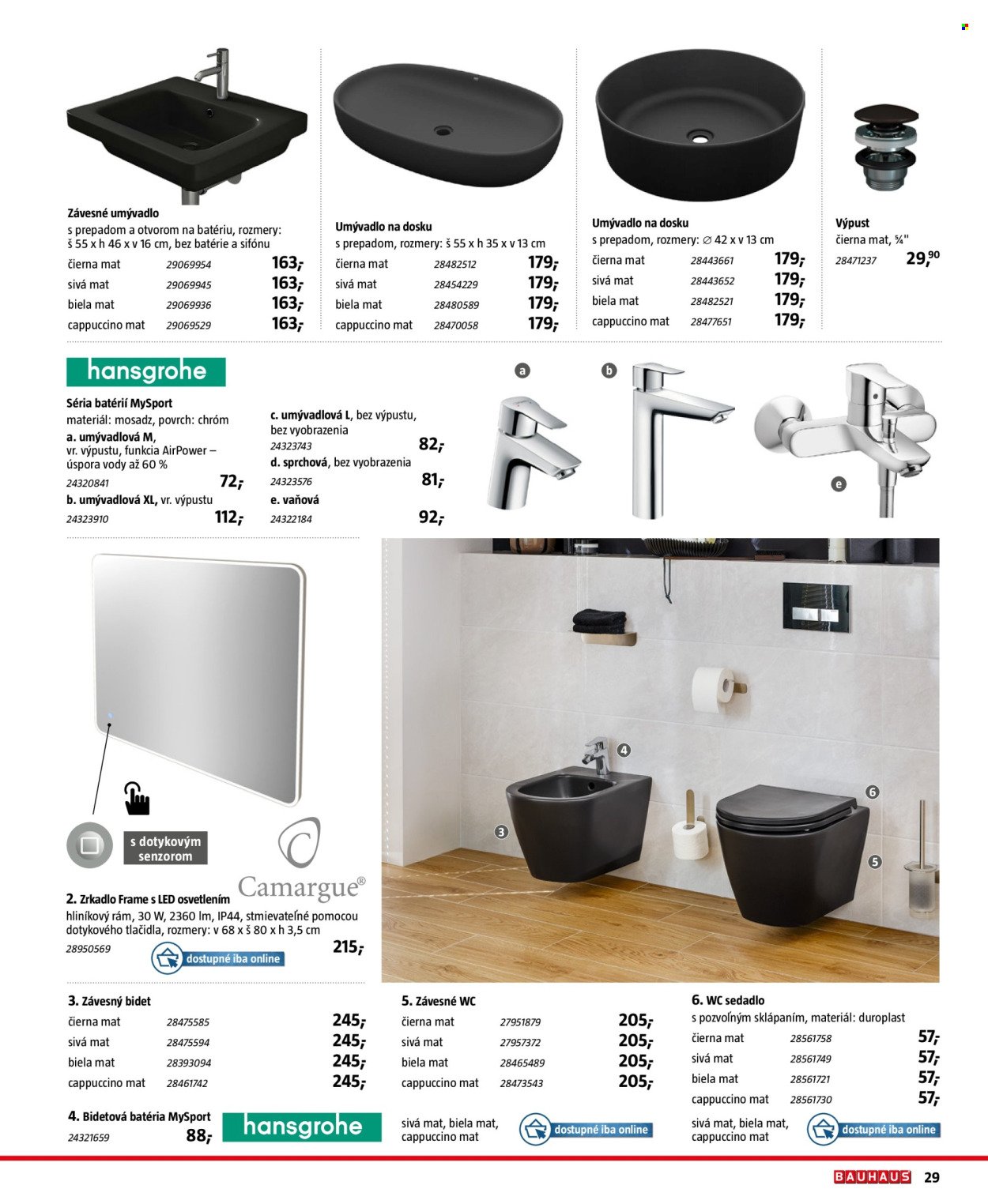 BAUHAUS leták - Sanita (2025-10-31 - 2026-03-31) | 29