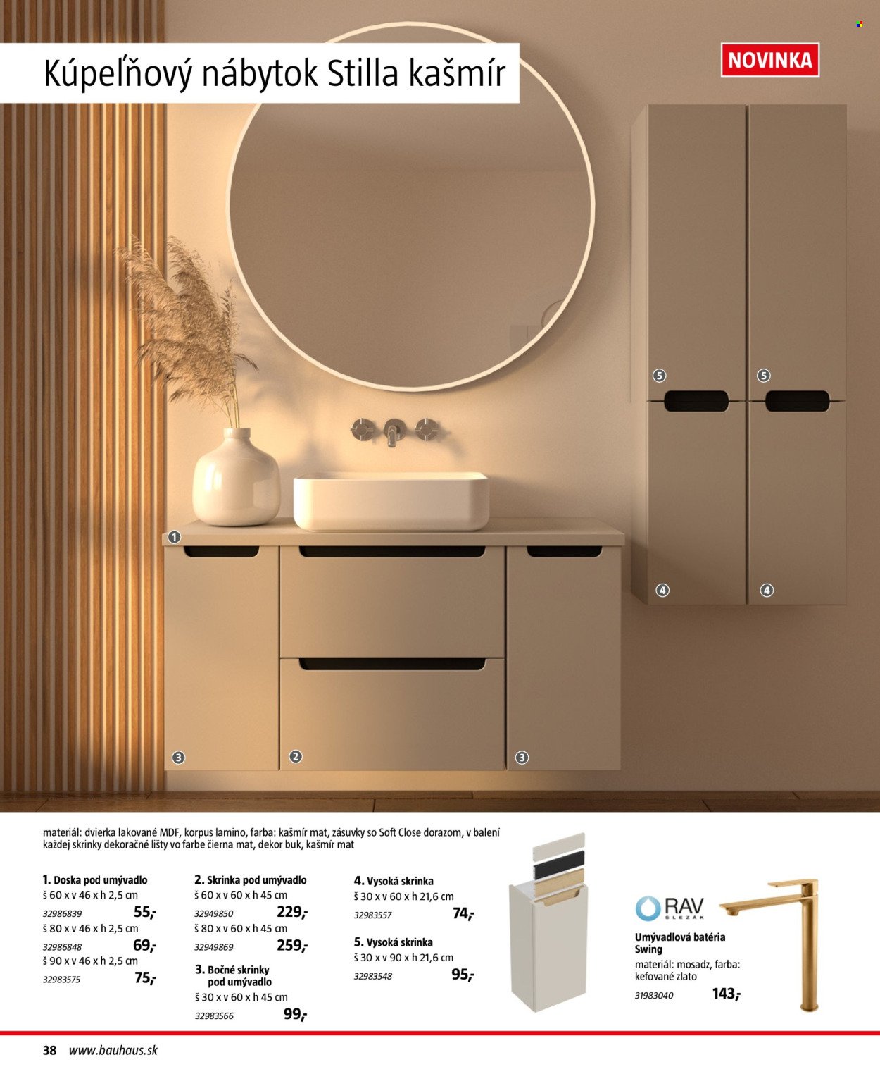 BAUHAUS leták - Sanita (2025-10-31 - 2026-03-31) | 38