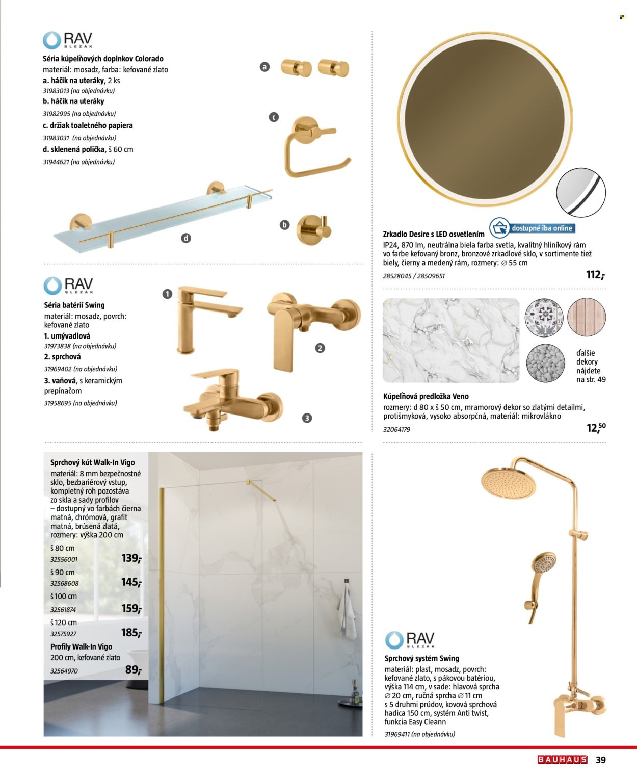 BAUHAUS leták - Sanita (2025-10-31 - 2026-03-31) | 39