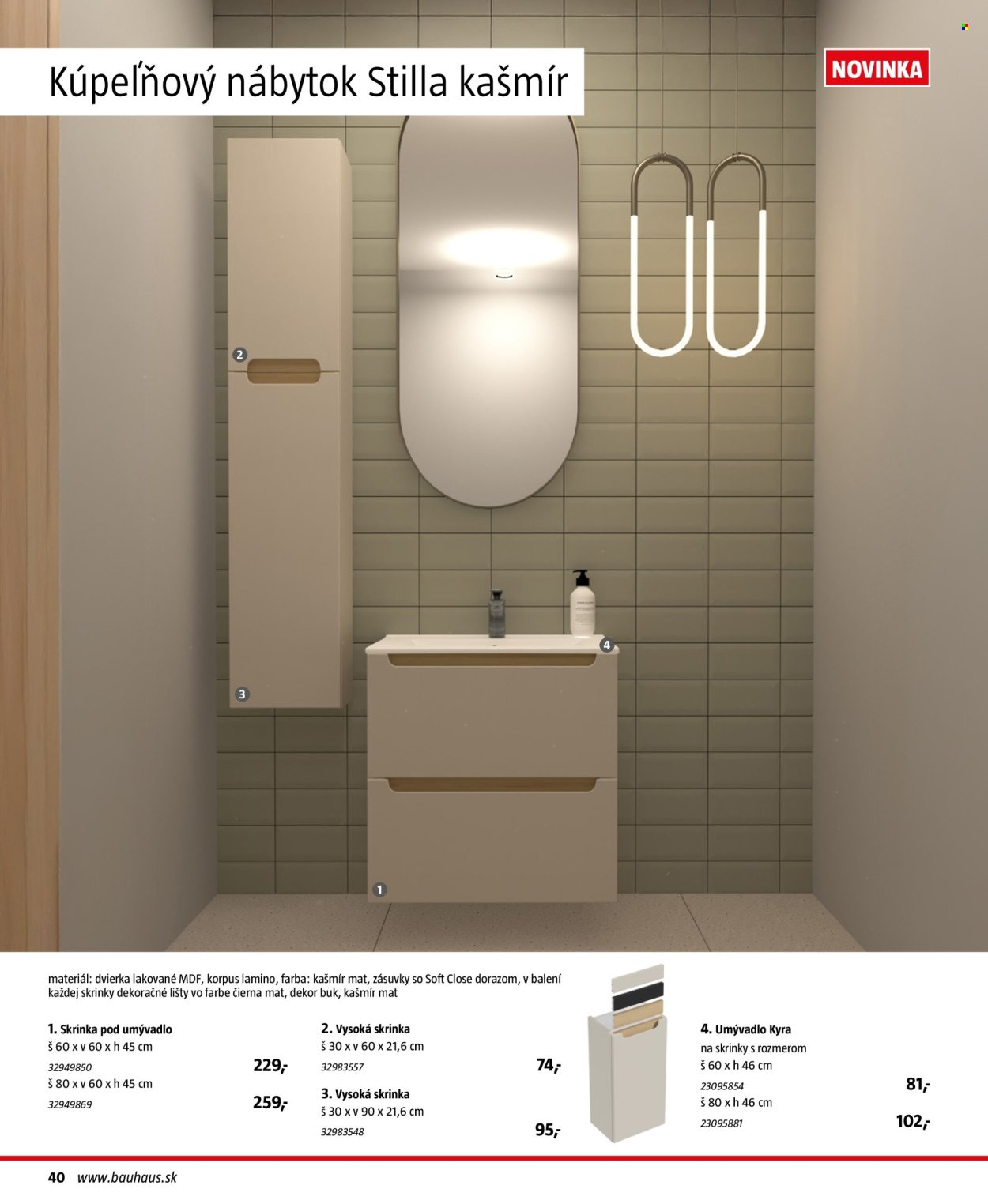 BAUHAUS leták - Sanita (2025-10-31 - 2026-03-31) | 40