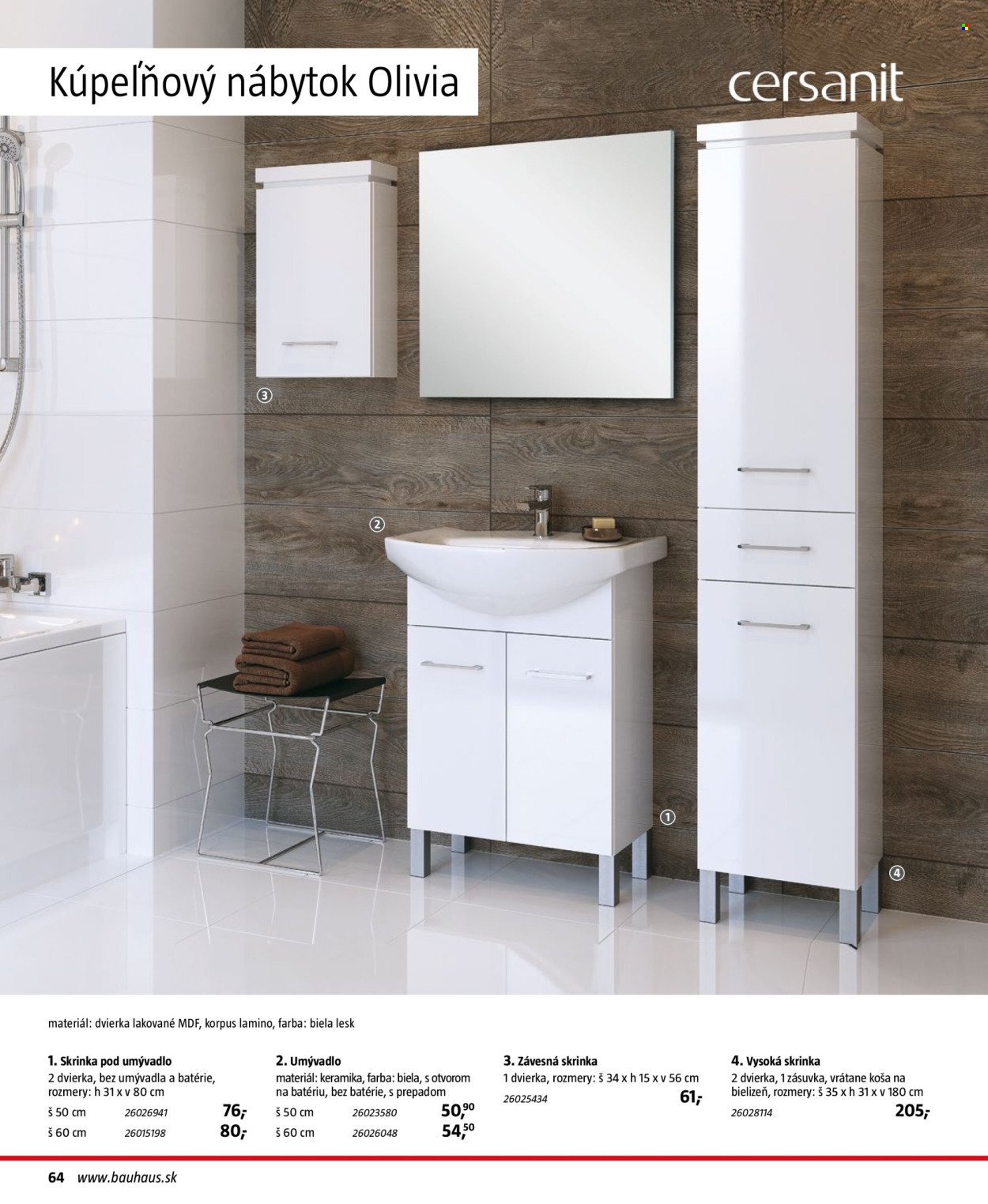 BAUHAUS leták - Sanita (2025-10-31 - 2026-03-31) | 64