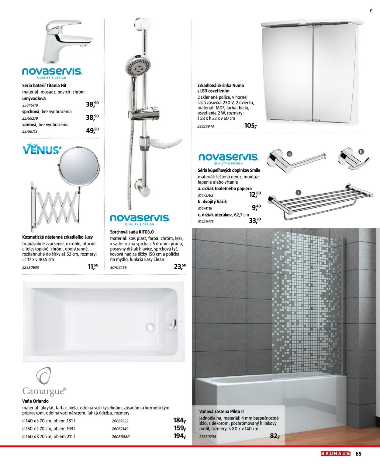 BAUHAUS leták - Sanita (2025-10-31 - 2026-03-31) | 65