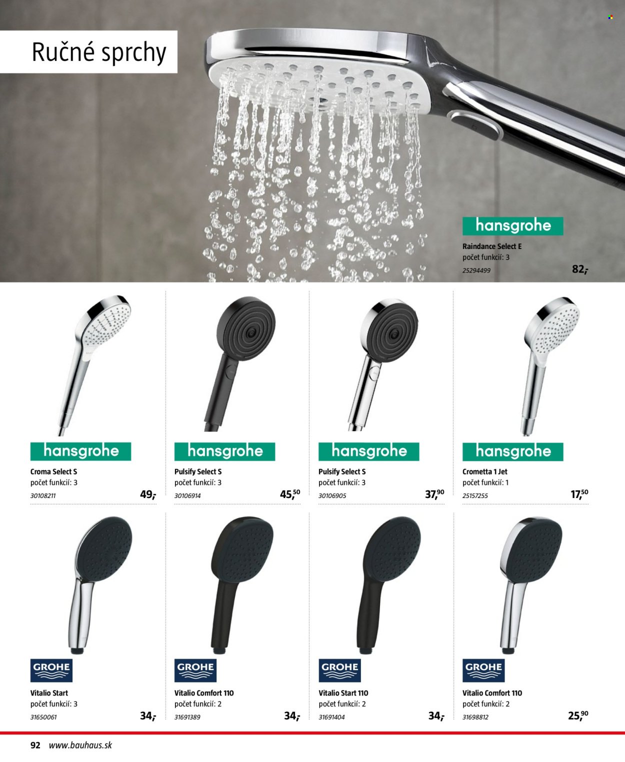 BAUHAUS leták - Sanita (2025-10-31 - 2026-03-31) | 92