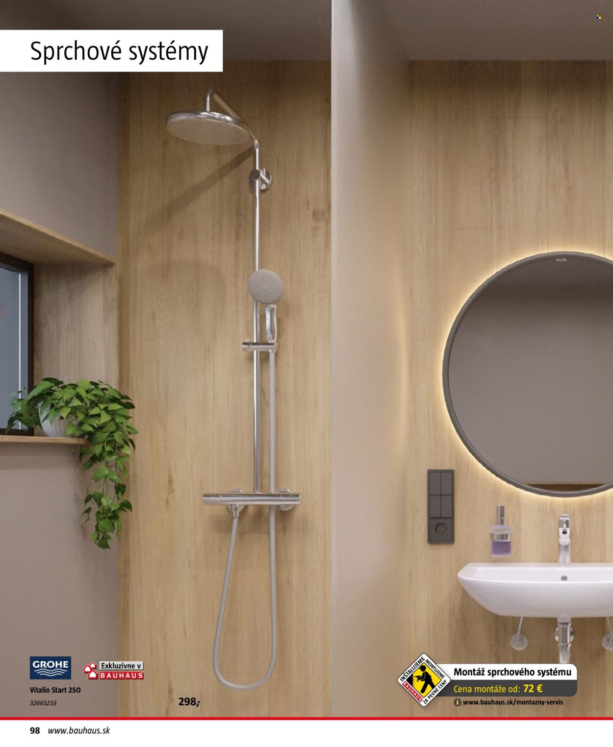 BAUHAUS leták - Sanita (2025-10-31 - 2026-03-31) | 98