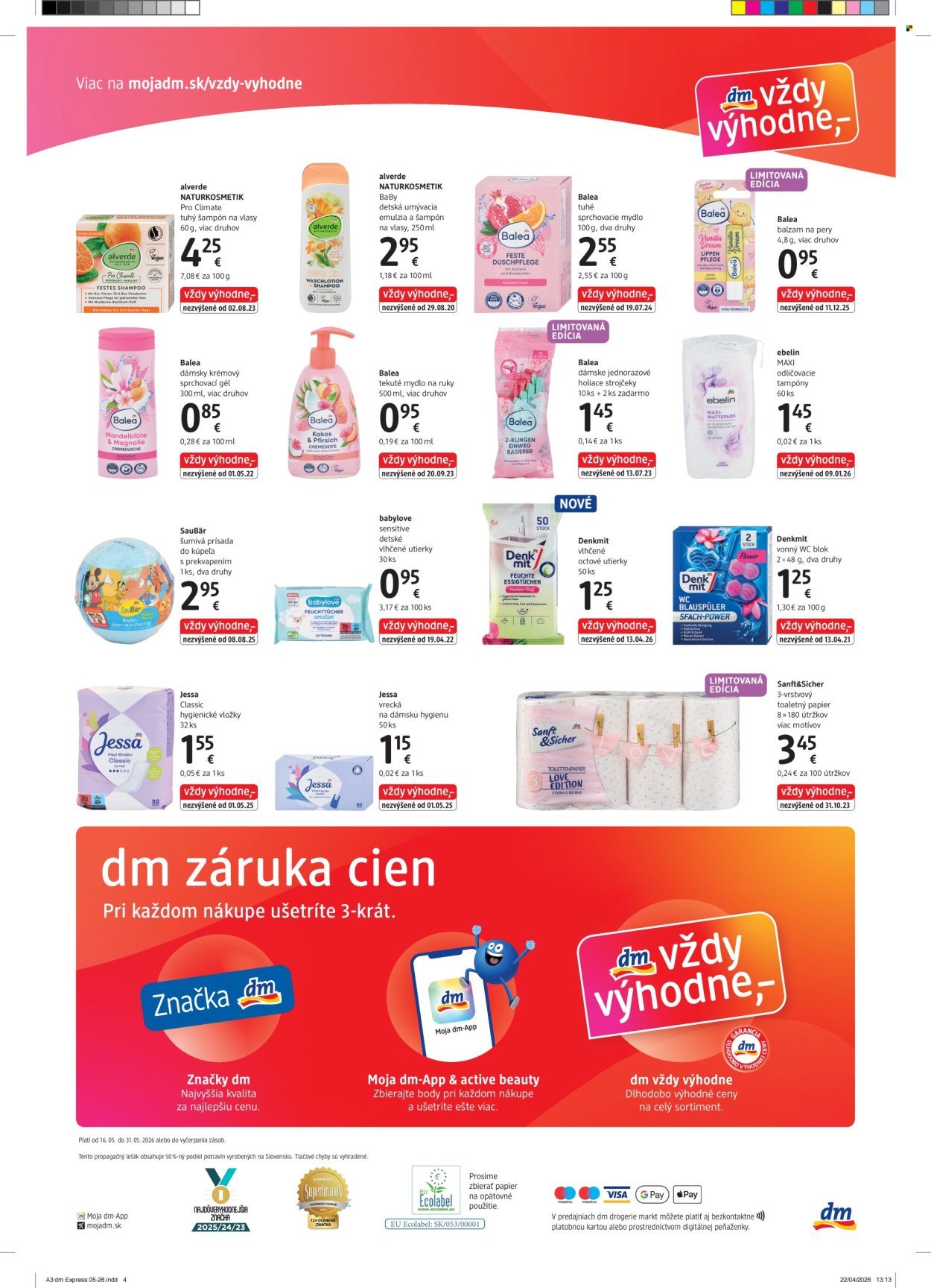 DM DROGERIE leták - https://mercatorcentar.rs/wp-content/uploads/2026/05/Jednolist-MERCATOR_compressed-1.pdf (2026-05-01 - 2026-05-31) | 4