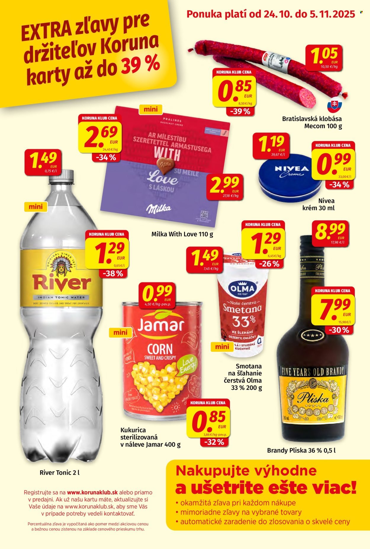 POTRAVINY KORUNA leták - Od piatka 24.10.2025 (2025-10-24 - 2025-11-05) | 1