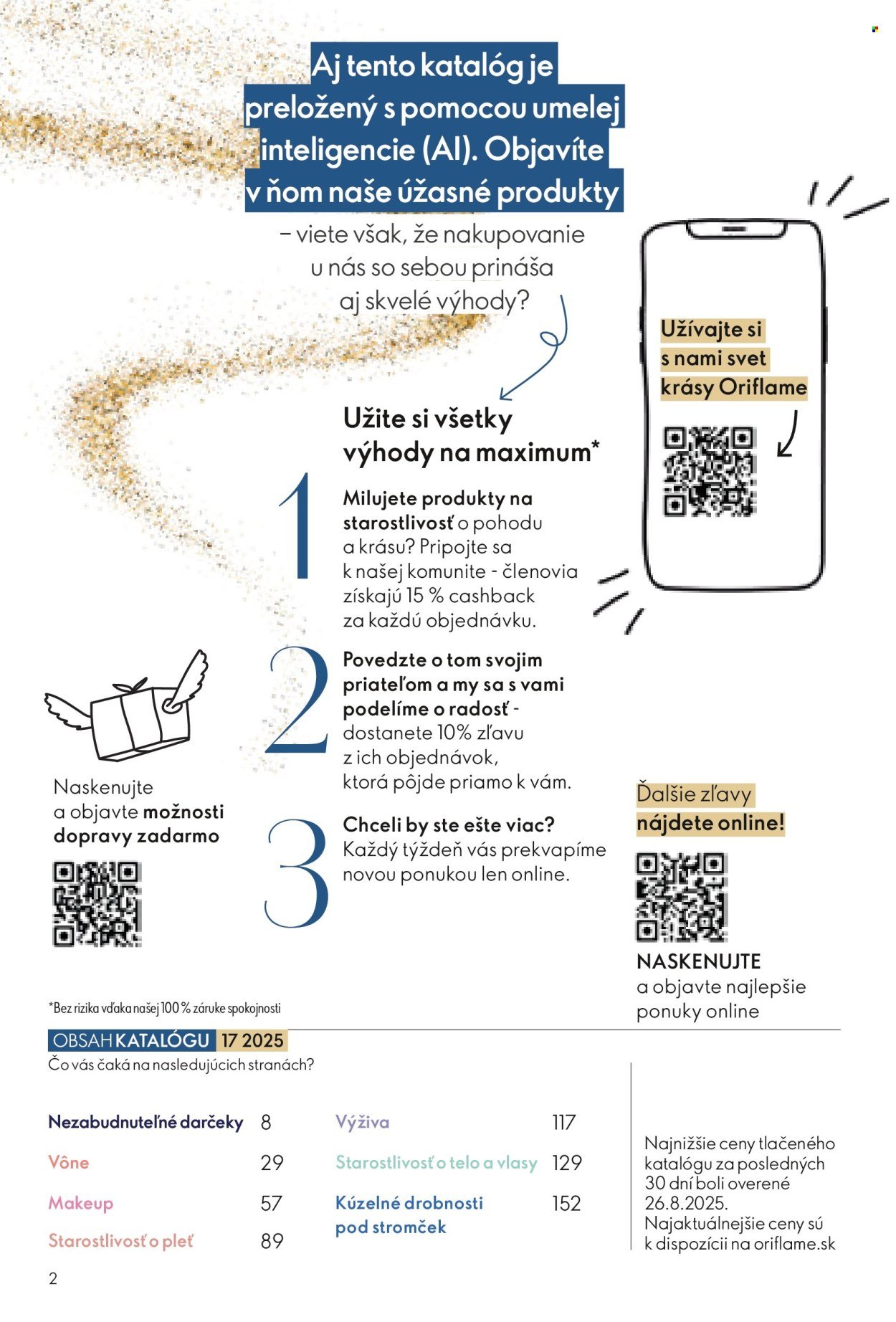 ORIFLAME leták - Katalóg 17 (2025-12-03 - 2025-12-23) | 3