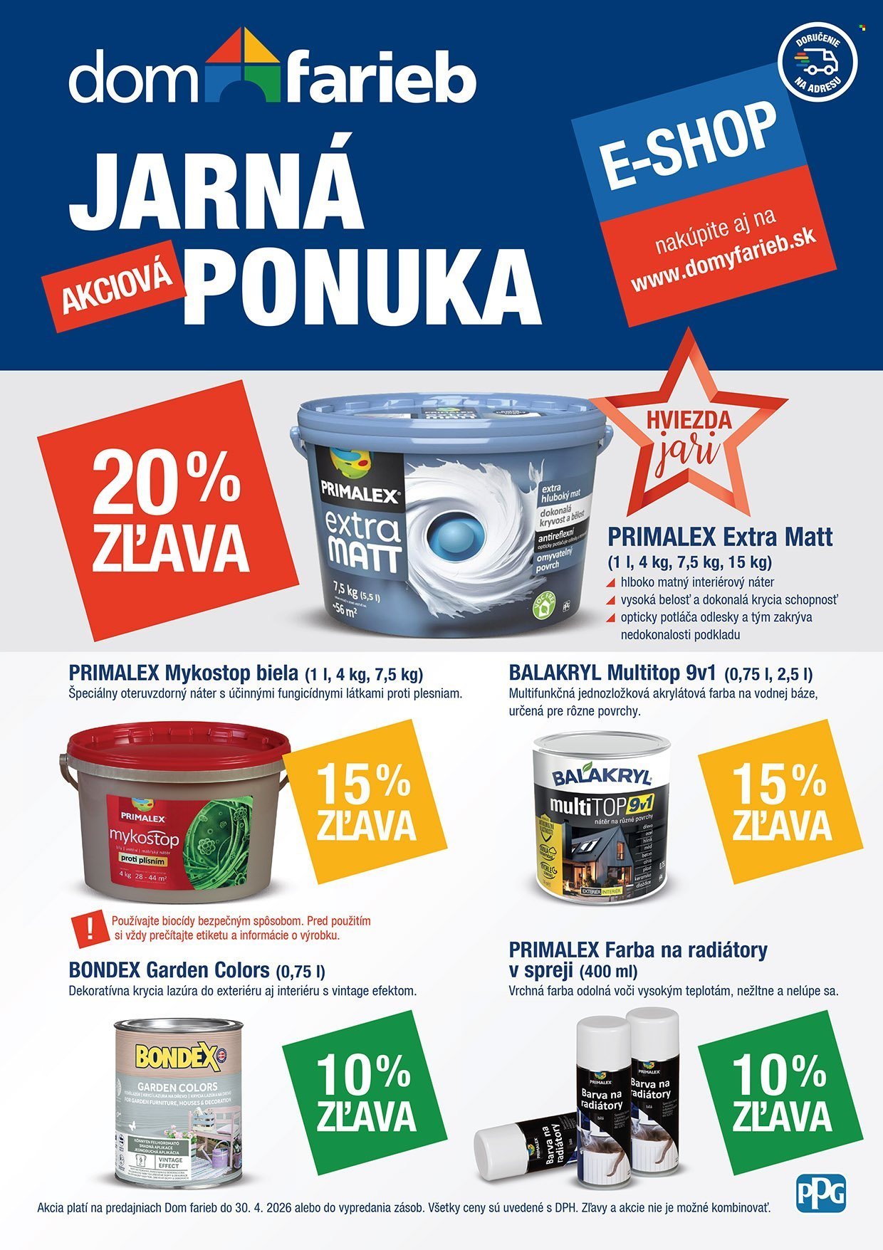 DOM FARIEB leták - Od nedele 8.3.2026 (2026-03-08 - 2026-04-30) | 1