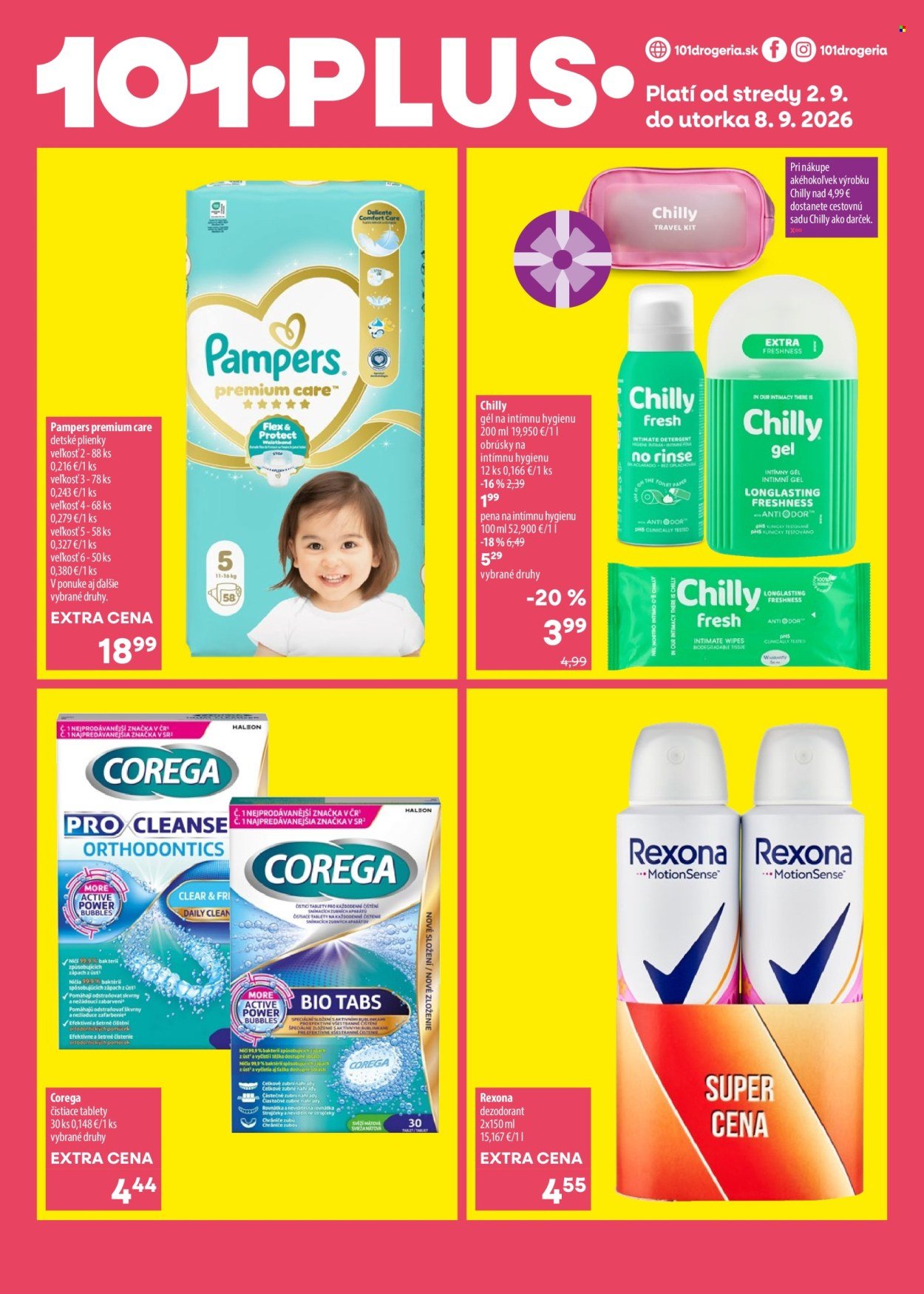 101 DROGERIE leták - Od stredy 2.9.2026