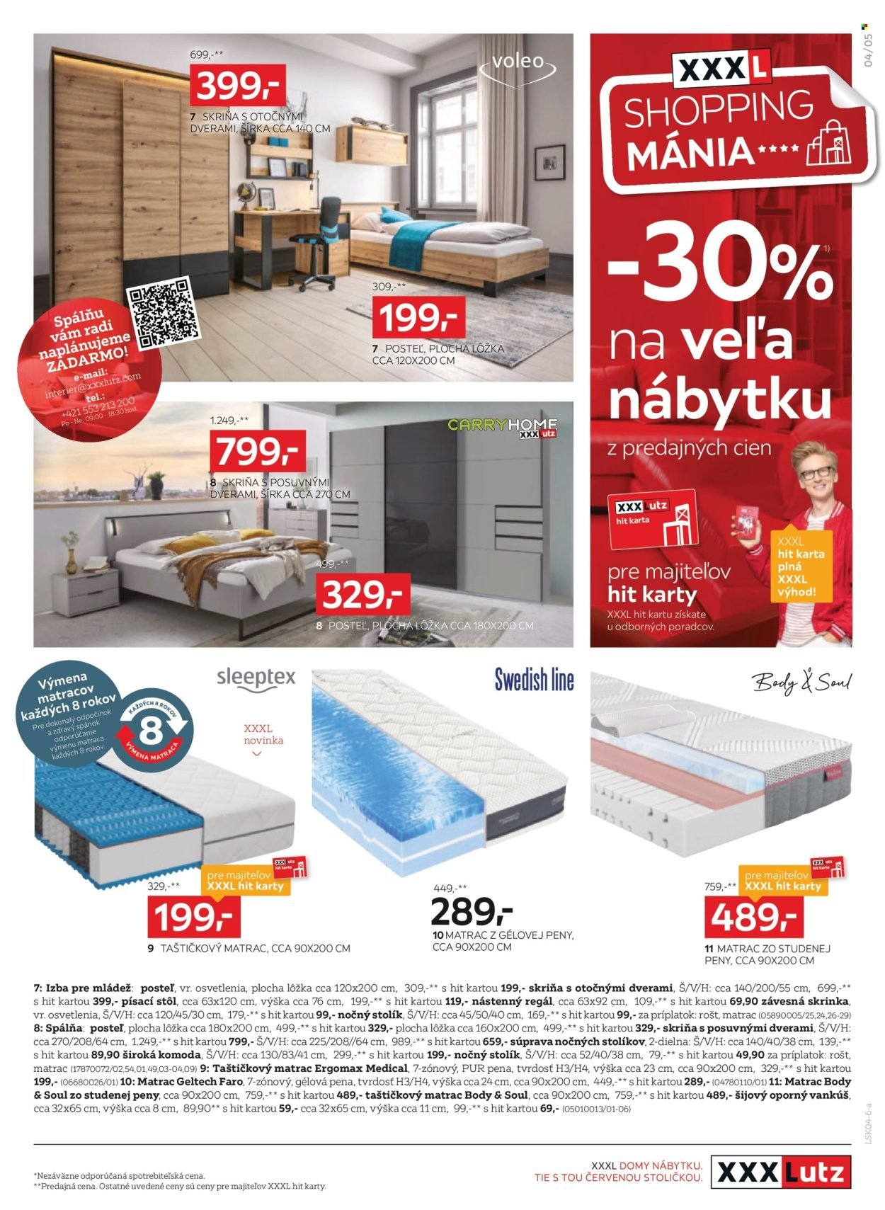 XXXLUTZ leták - Zľava 30 % takmer na všetko (2026-04-06 - 2026-04-19) | 5