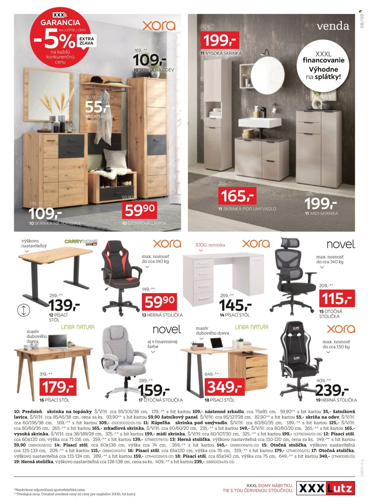 XXXLUTZ leták - Zľava 30 % takmer na všetko (2026-04-06 - 2026-04-19) | 9