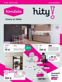 KONDELA leták - hity!