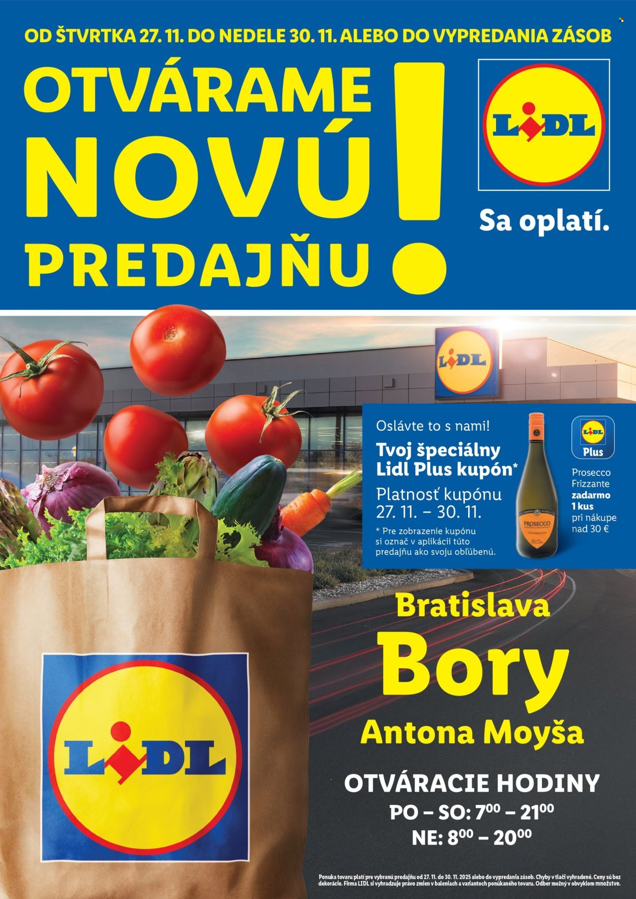LIDL leták - Nová predajňa v Boroch (2025-11-27 - 2025-11-30) | 1