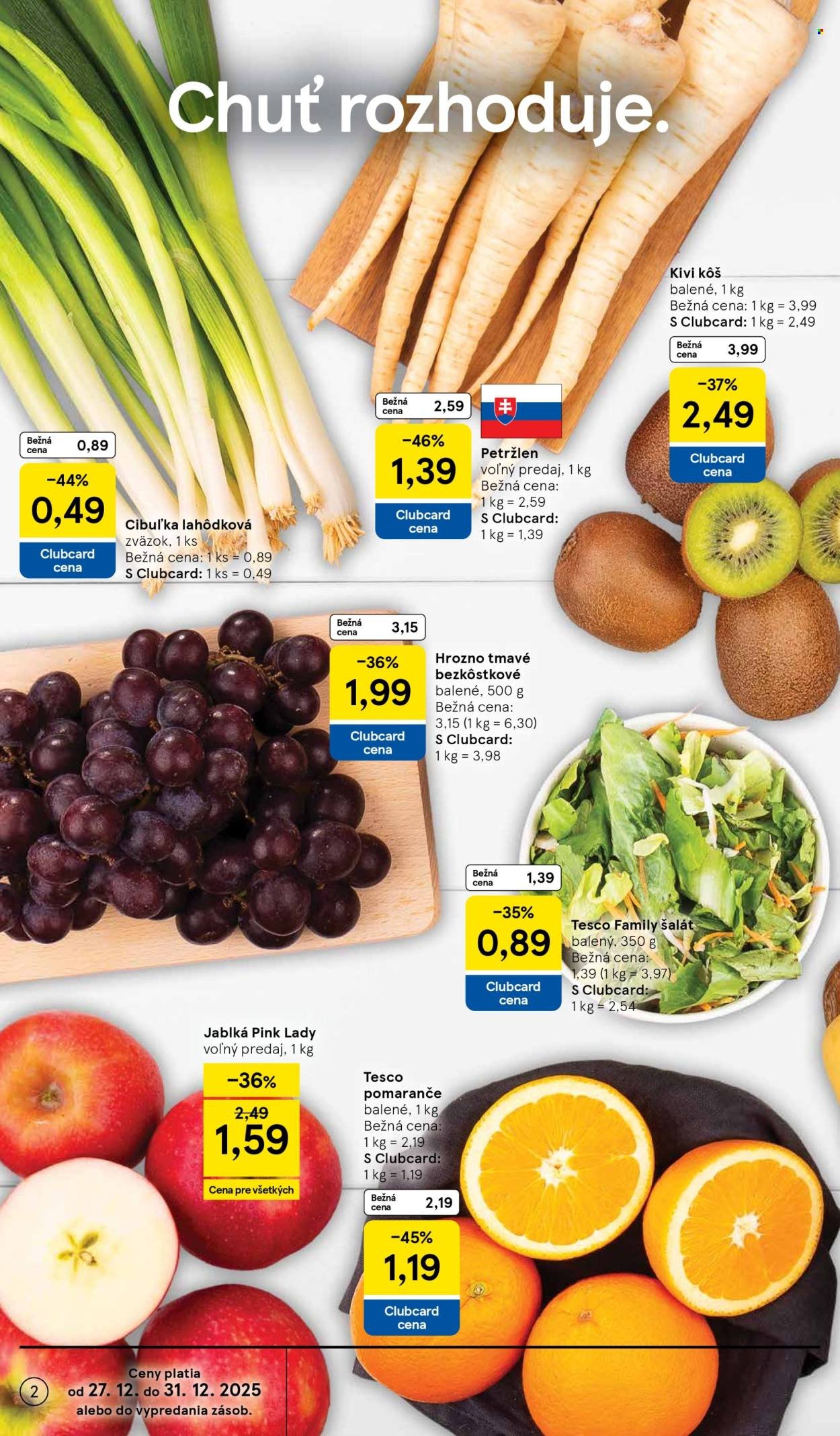 TESCO leták - Od soboty 27.12.2025 (2025-12-27 - 2025-12-31) | 2