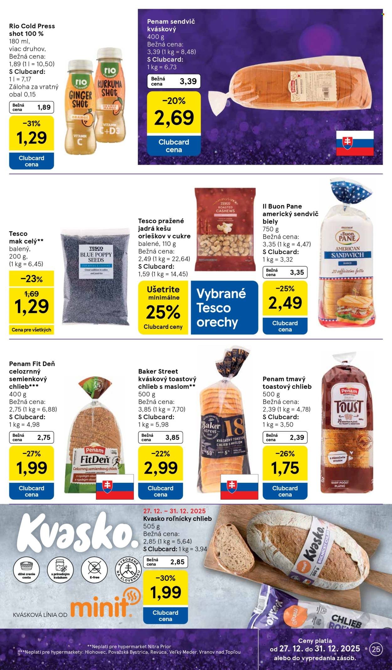 TESCO leták - Od soboty 27.12.2025 (2025-12-27 - 2025-12-31) | 25