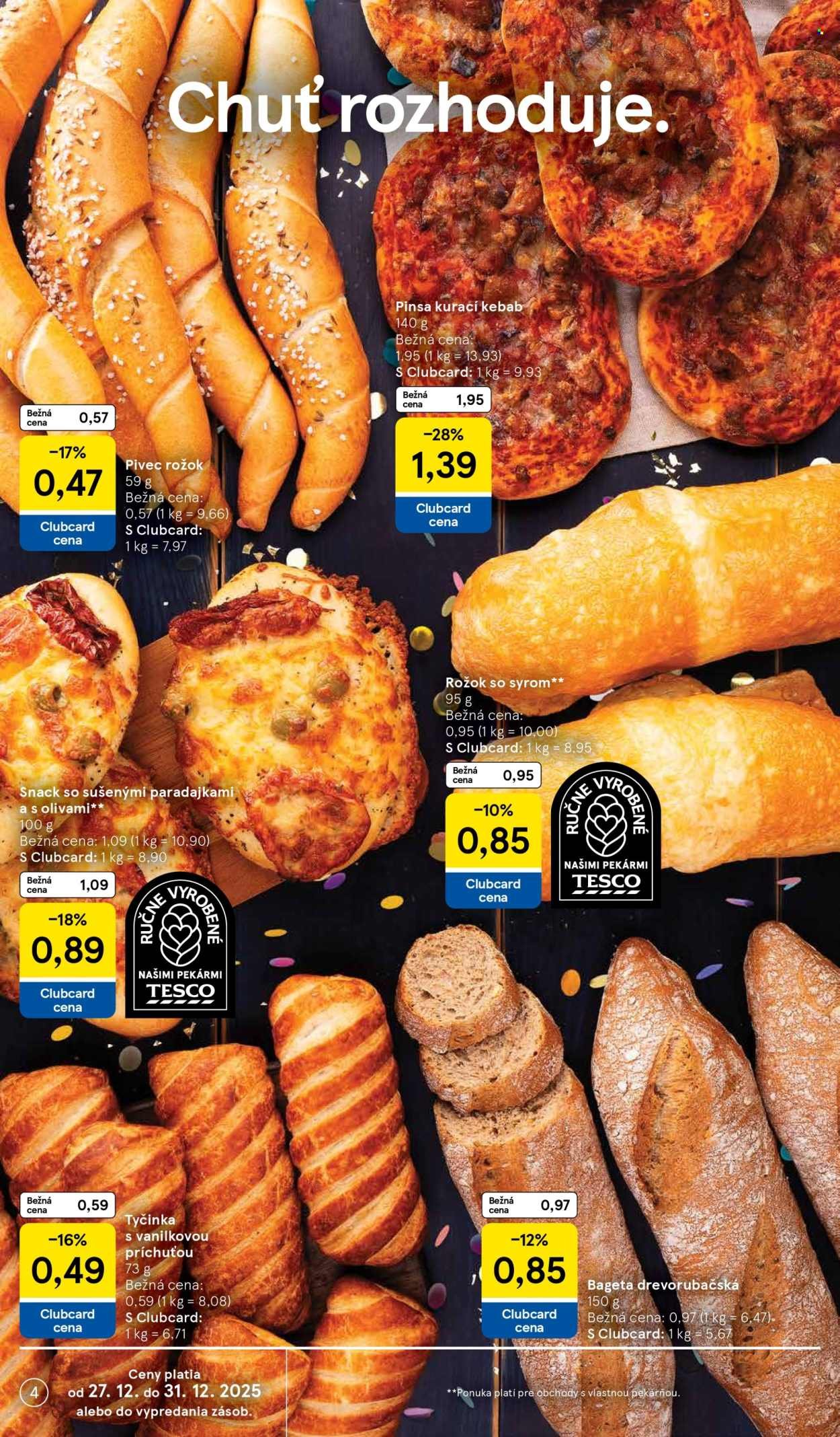 TESCO leták - Od soboty 27.12.2025 (2025-12-27 - 2025-12-31) | 4