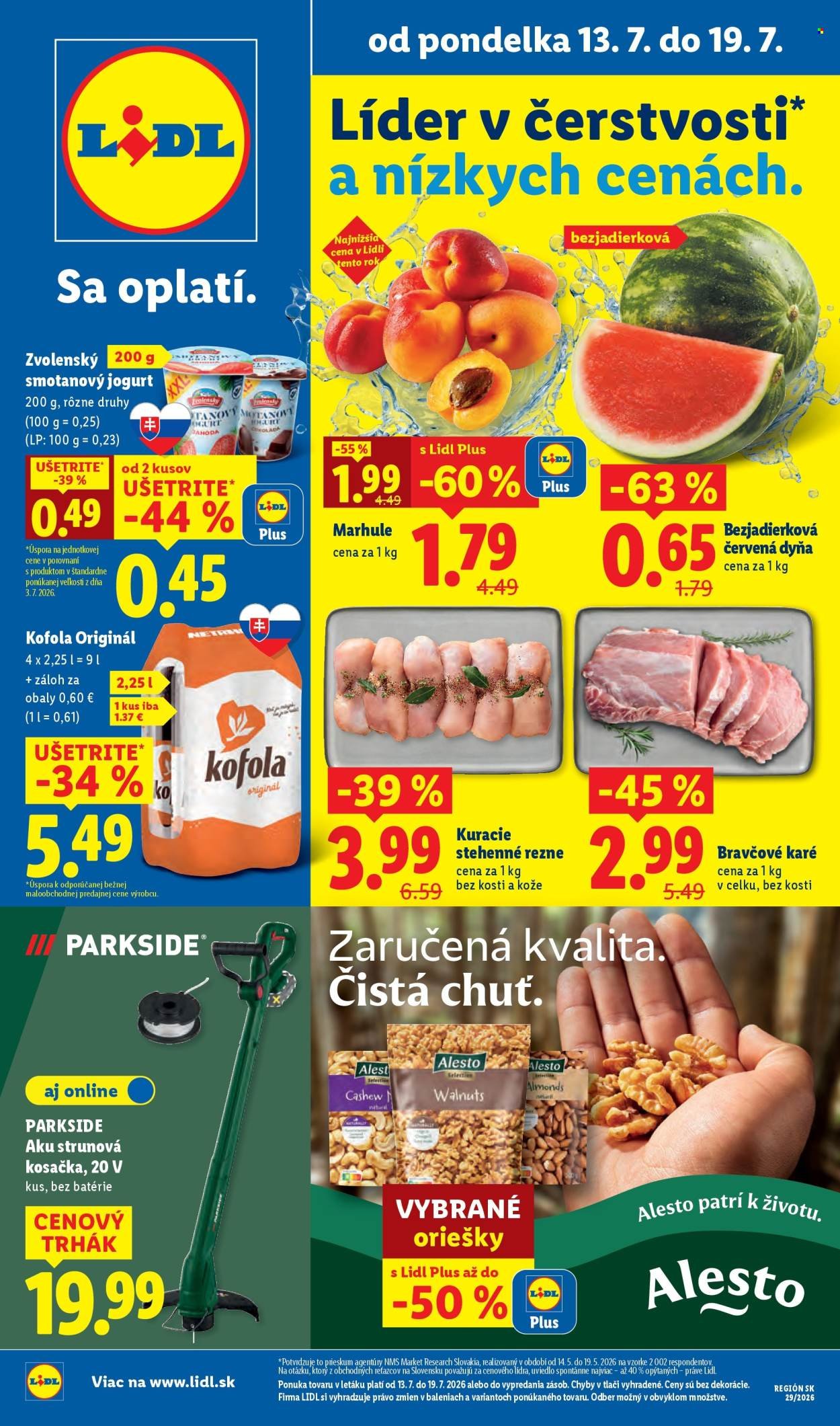 LIDL leták - Od pondelka 13.7.2026