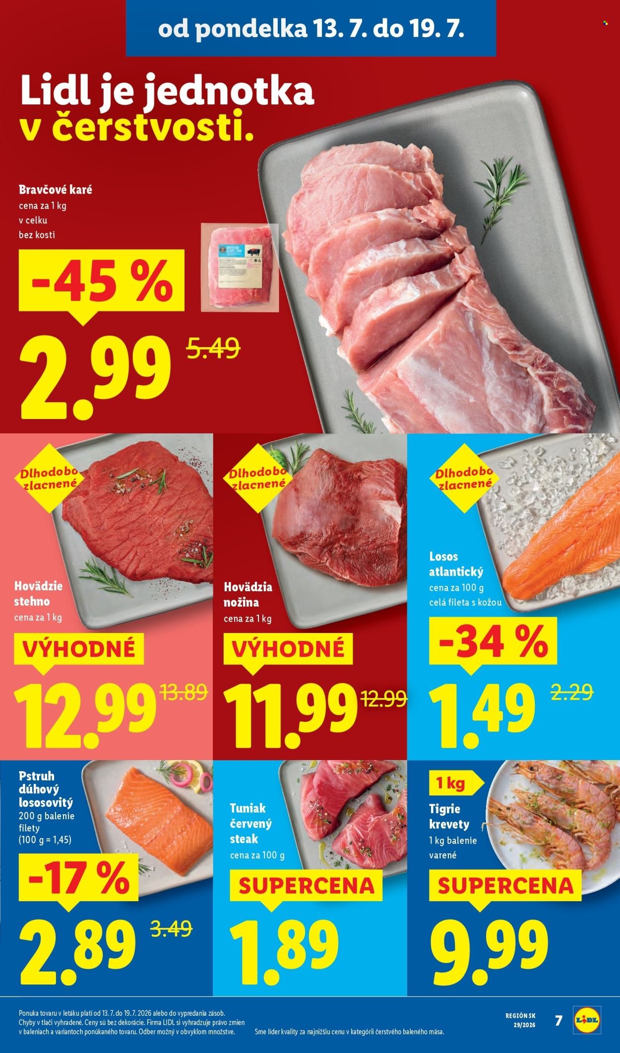 LIDL leták - Od pondelka 13.7.2026