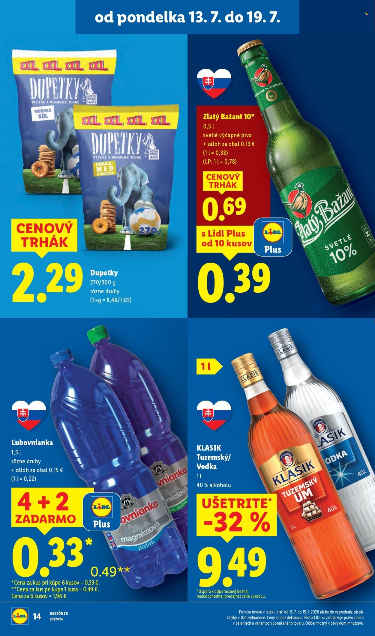 LIDL leták - Od pondelka 13.7.2026