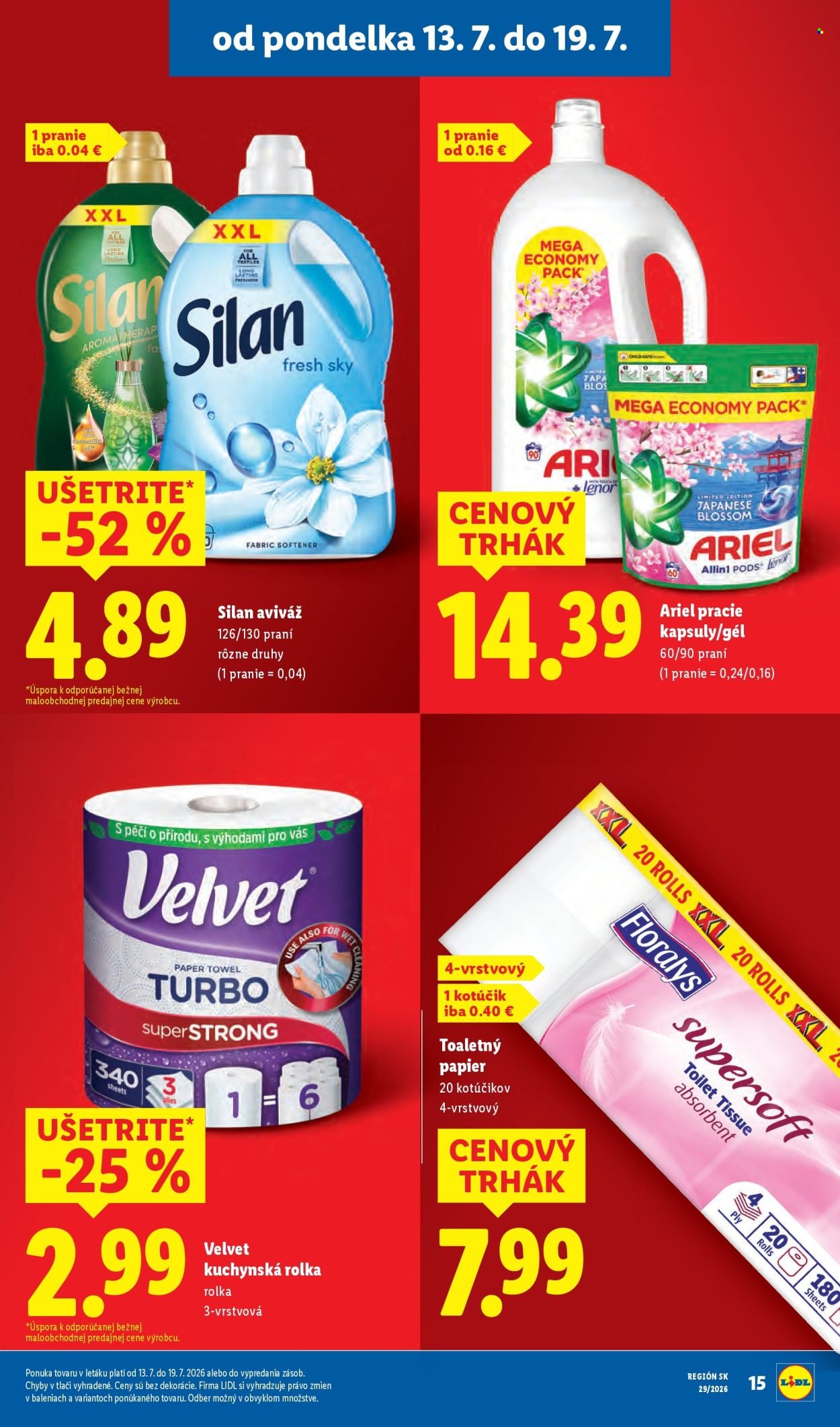 LIDL leták - Od pondelka 13.7.2026