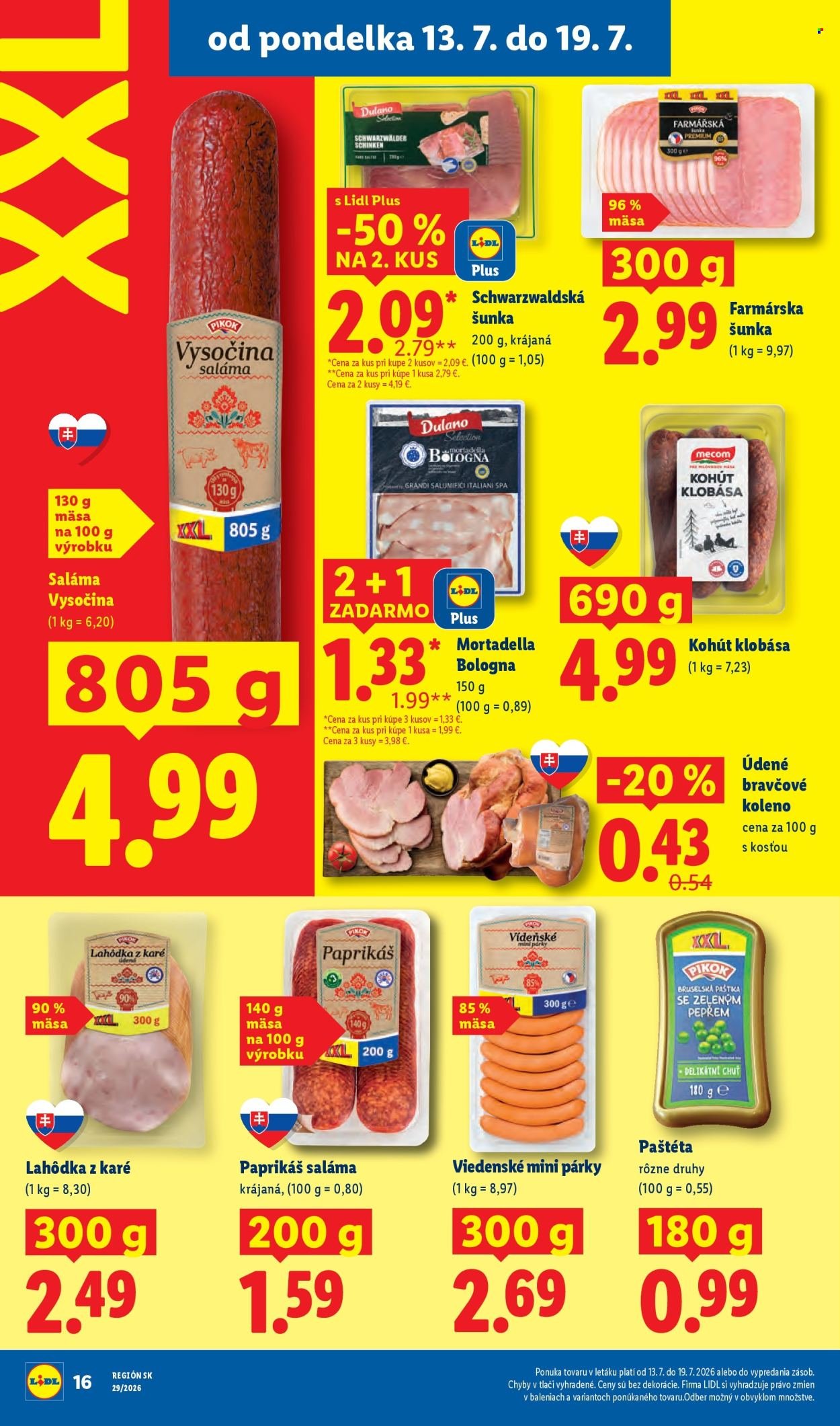 LIDL leták - Od pondelka 13.7.2026