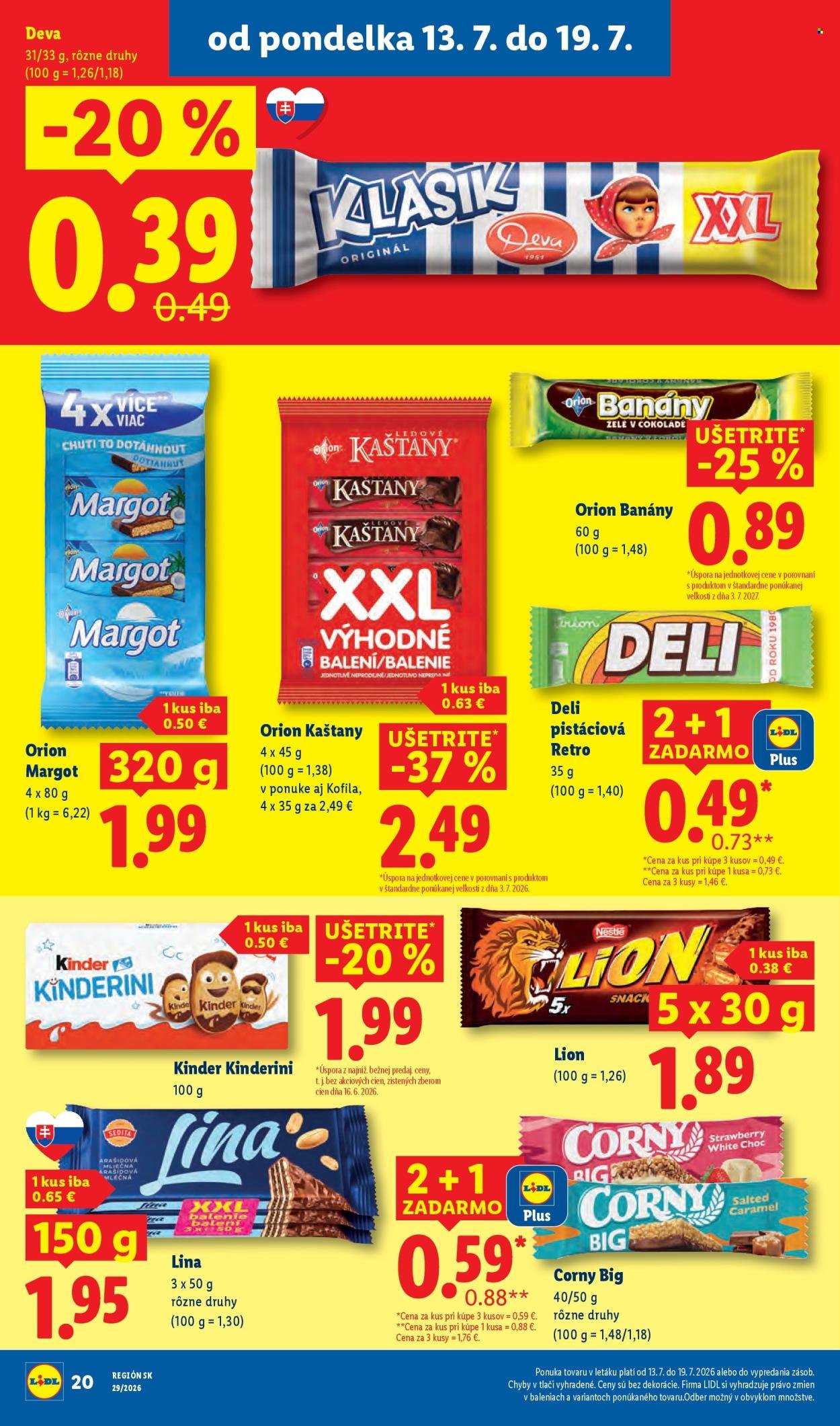 LIDL leták - Od pondelka 13.7.2026