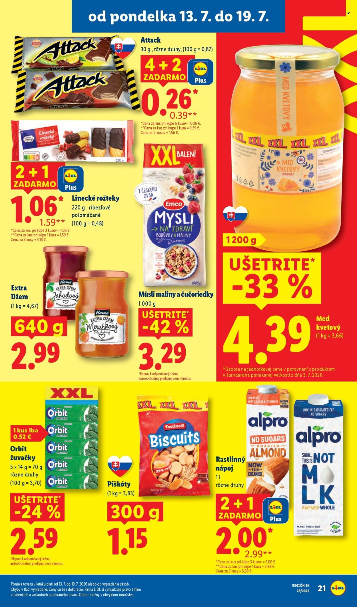 LIDL leták - Od pondelka 13.7.2026