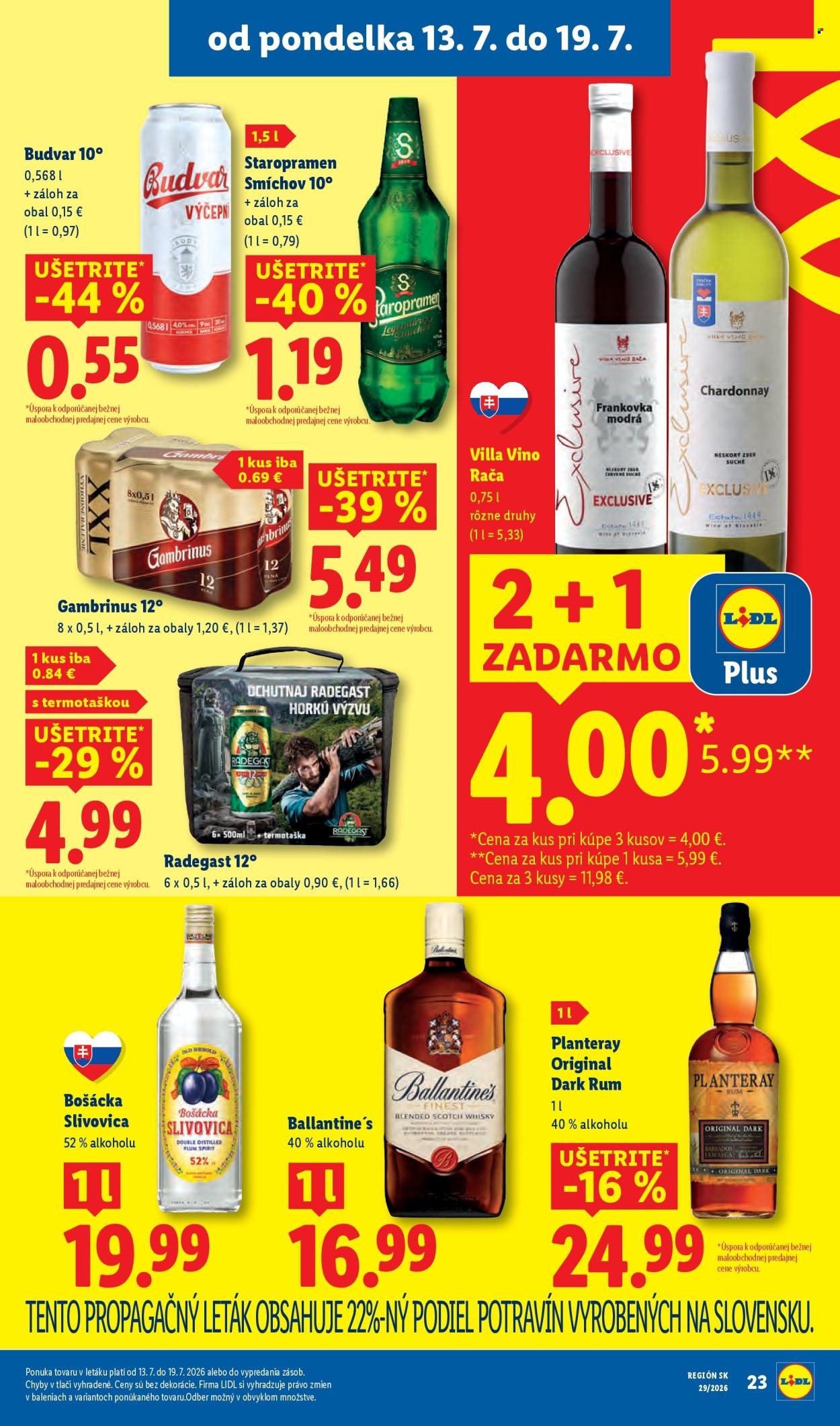 LIDL leták - Od pondelka 13.7.2026