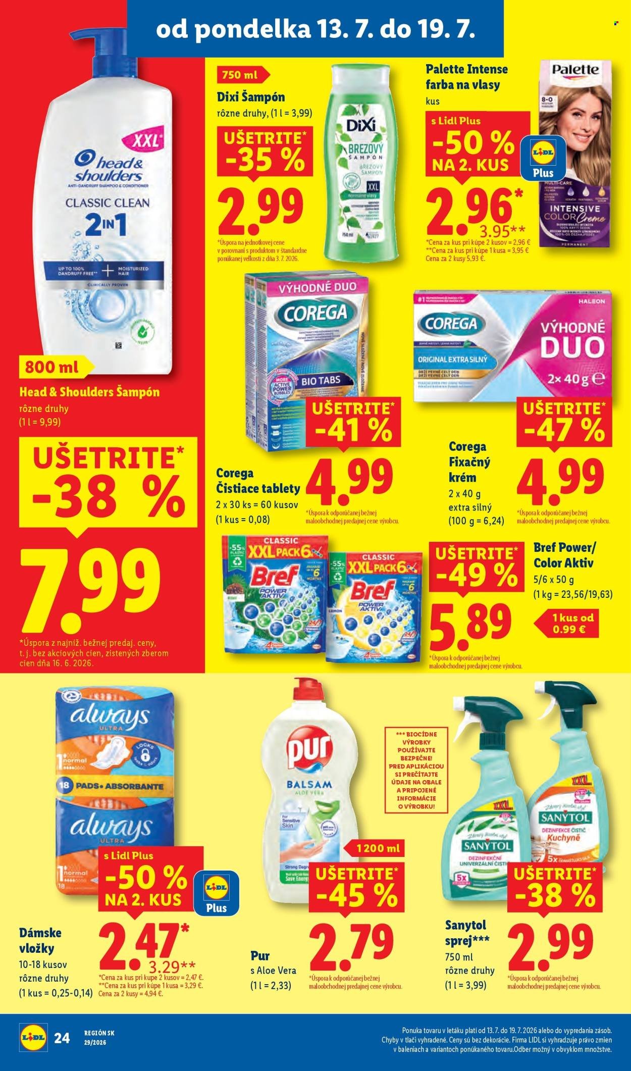 LIDL leták - Od pondelka 13.7.2026